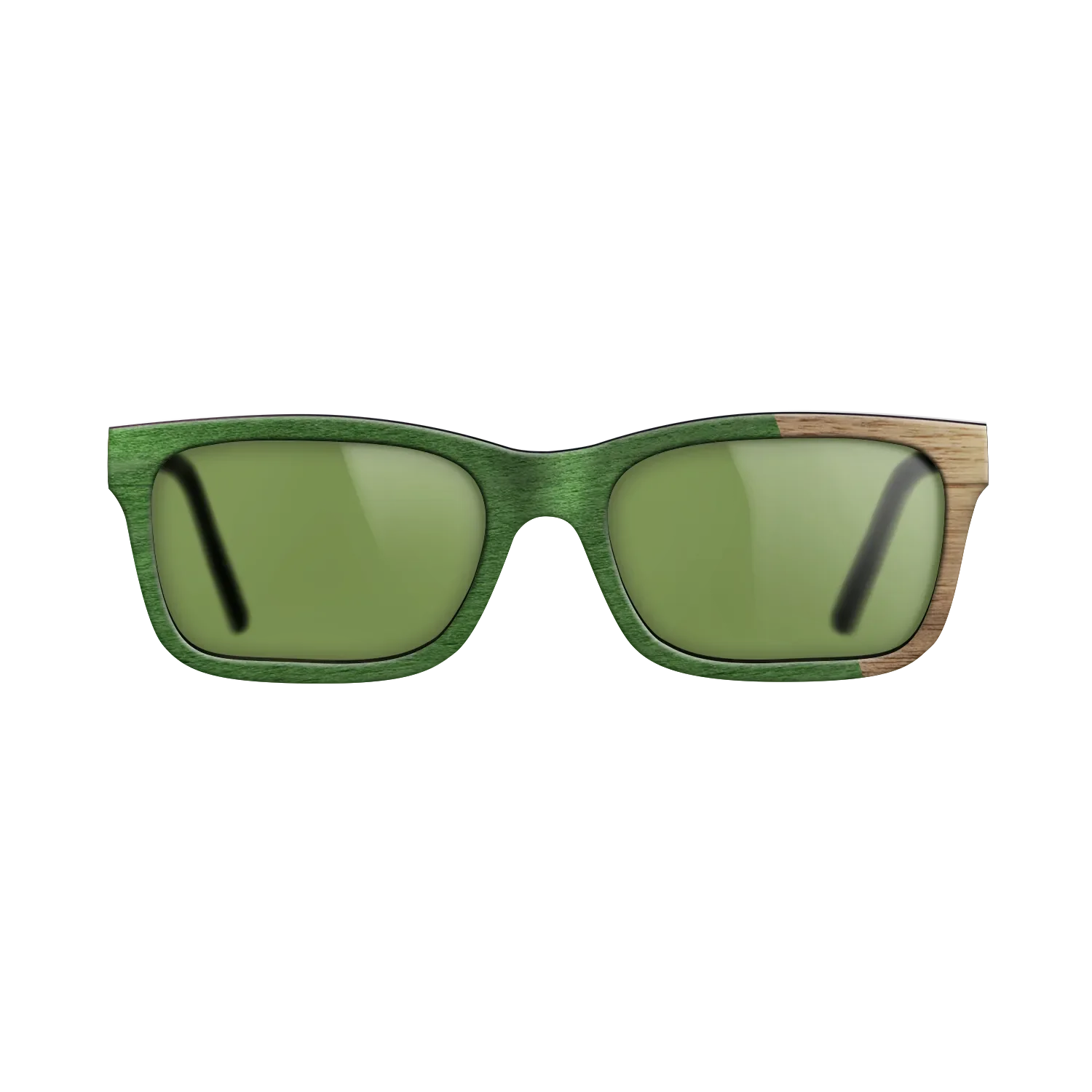 Green Poplar Angle Walnut - The Sage - Rectangle - 2107  - Chroma - SIRIS wood optic