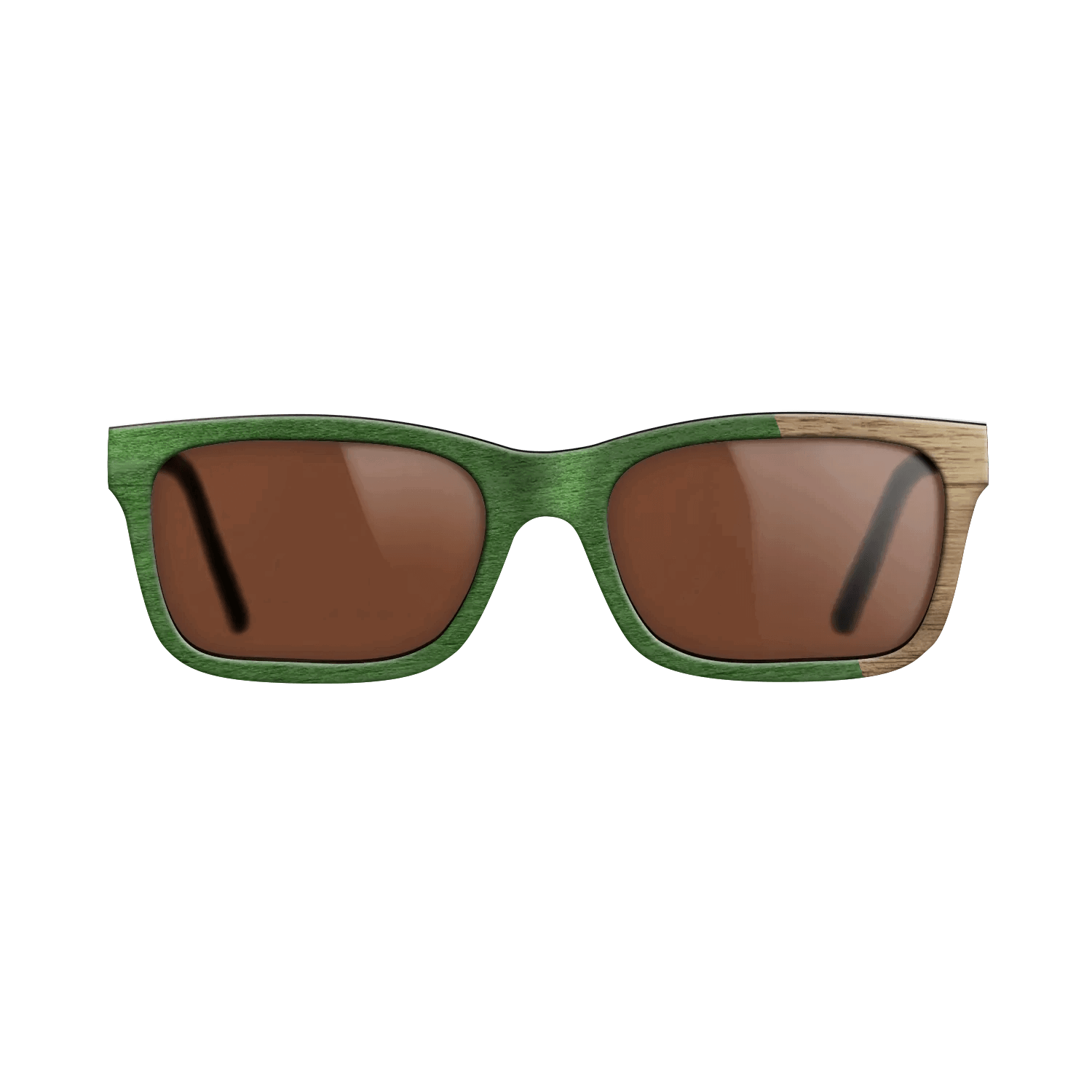 Green Poplar Angle Walnut - The Sage - Rectangle - 2107  - Chroma - SIRIS wood optic