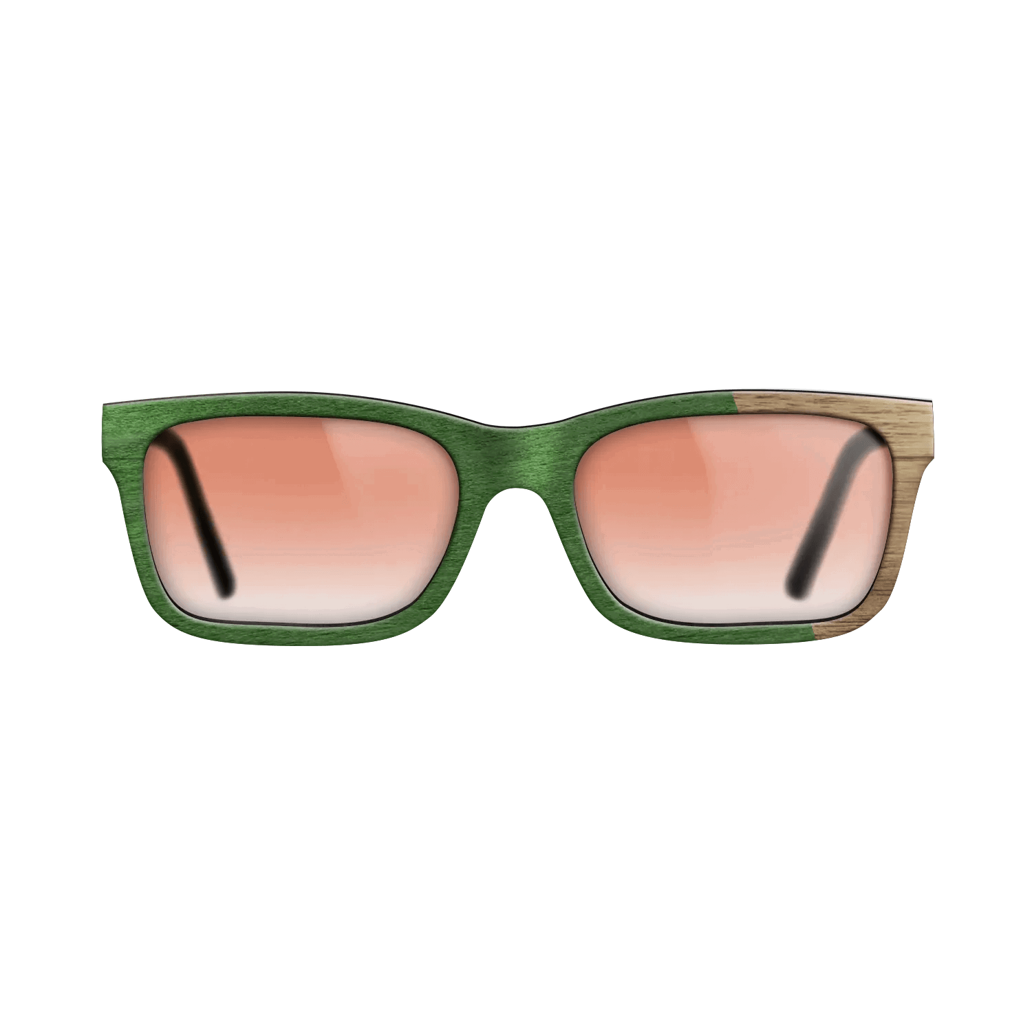 Green Poplar Angle Walnut - The Sage - Rectangle - 2107  - Chroma - SIRIS wood optic