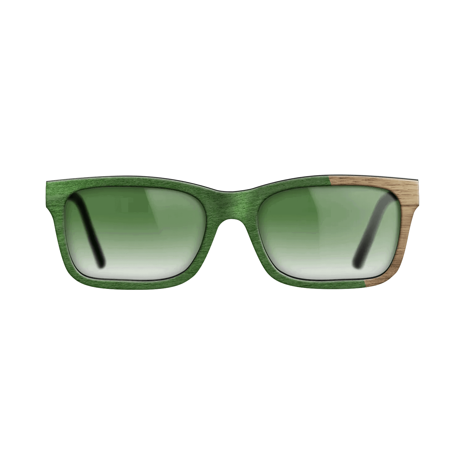 Green Poplar Angle Walnut - The Sage - Rectangle - 2107  - Chroma - SIRIS wood optic
