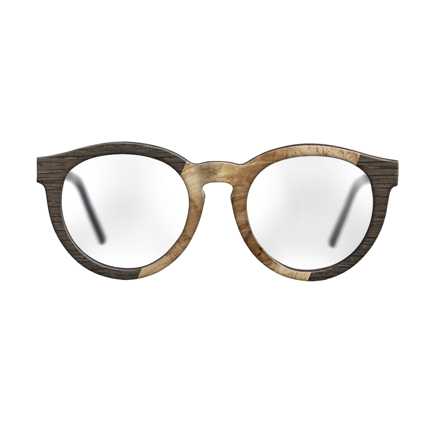 Grey Oak,Fumed Oak,Walnut: Straight Grain: Angle Cut - The Rebel - Round - 1154 - SIRIS wood optic