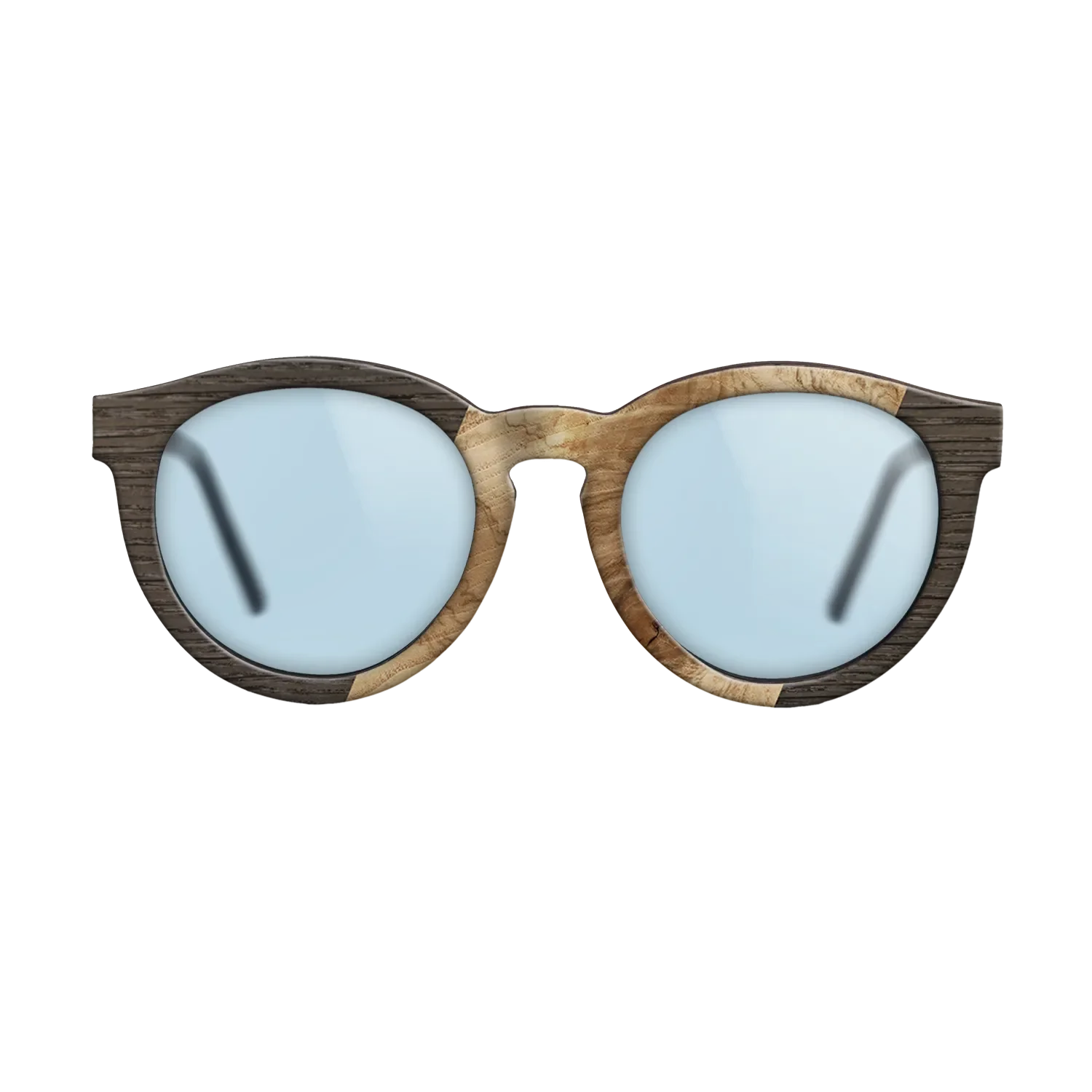 Grey Oak,Fumed Oak,Walnut: Straight Grain: Angle Cut - The Rebel - Round - 1154 - SIRIS wood optic