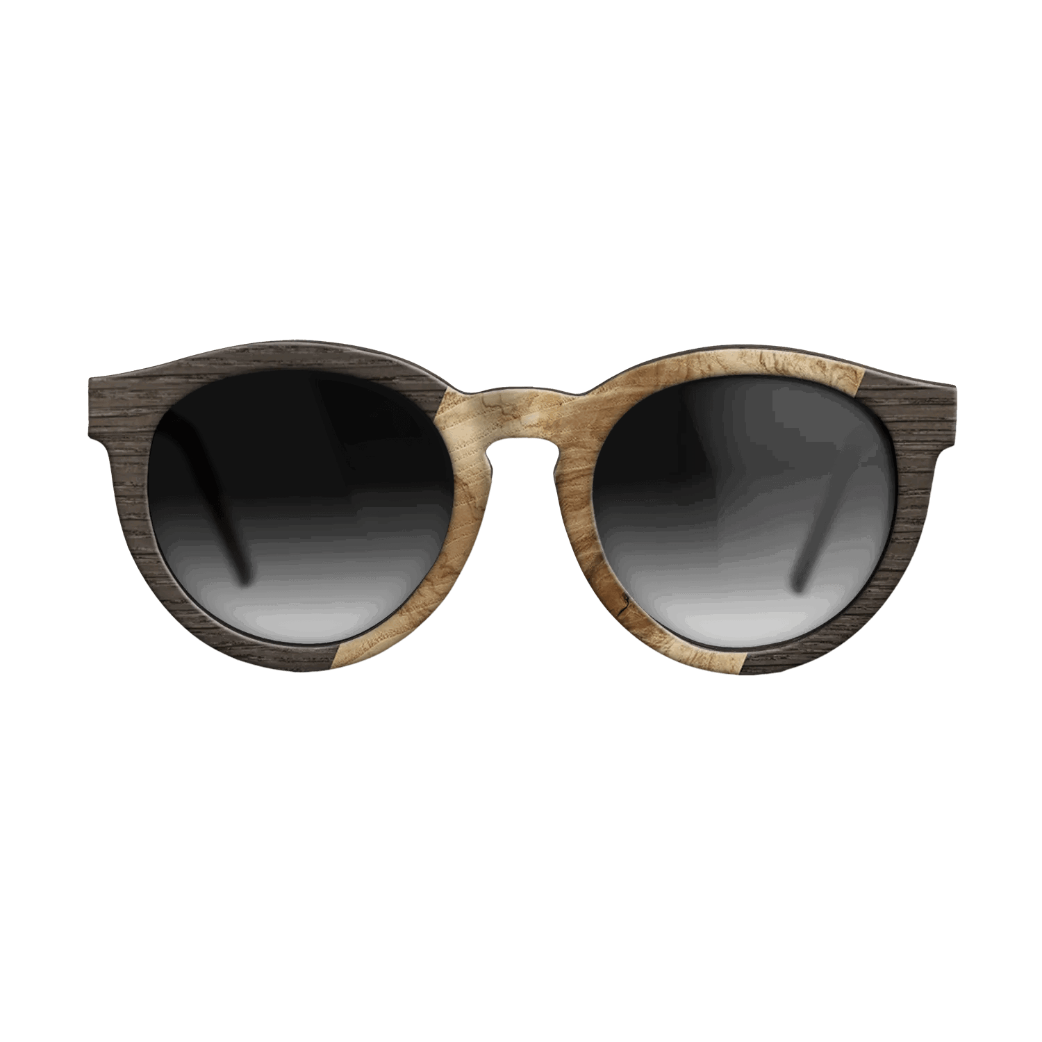 Grey Oak,Fumed Oak,Walnut: Straight Grain: Angle Cut - The Rebel - Round - 1154 - SIRIS wood optic