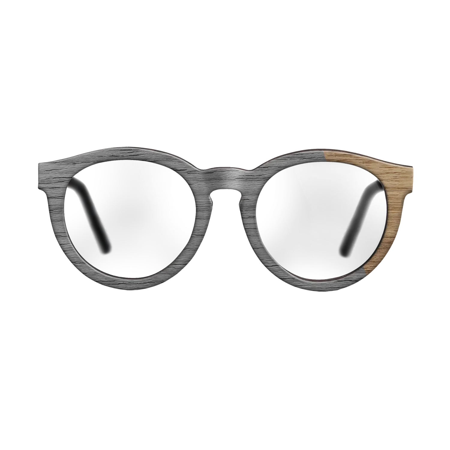 Grey Poplar Angled - The Rebel - Round - 2087 - Noir - SIRIS wood optic
