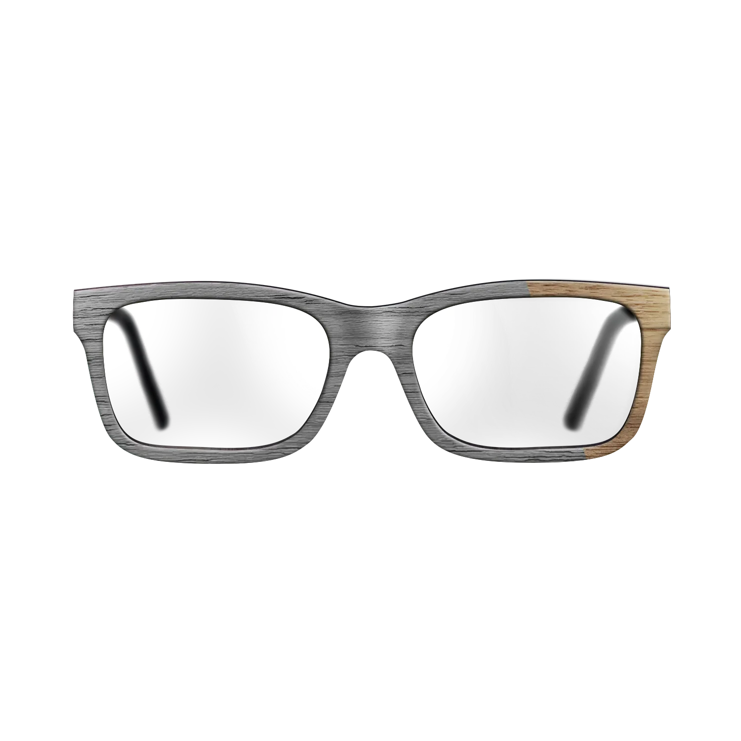 Grey Poplar Angled - The Sage - Rectangle - 2087 - Noir - SIRIS wood optic