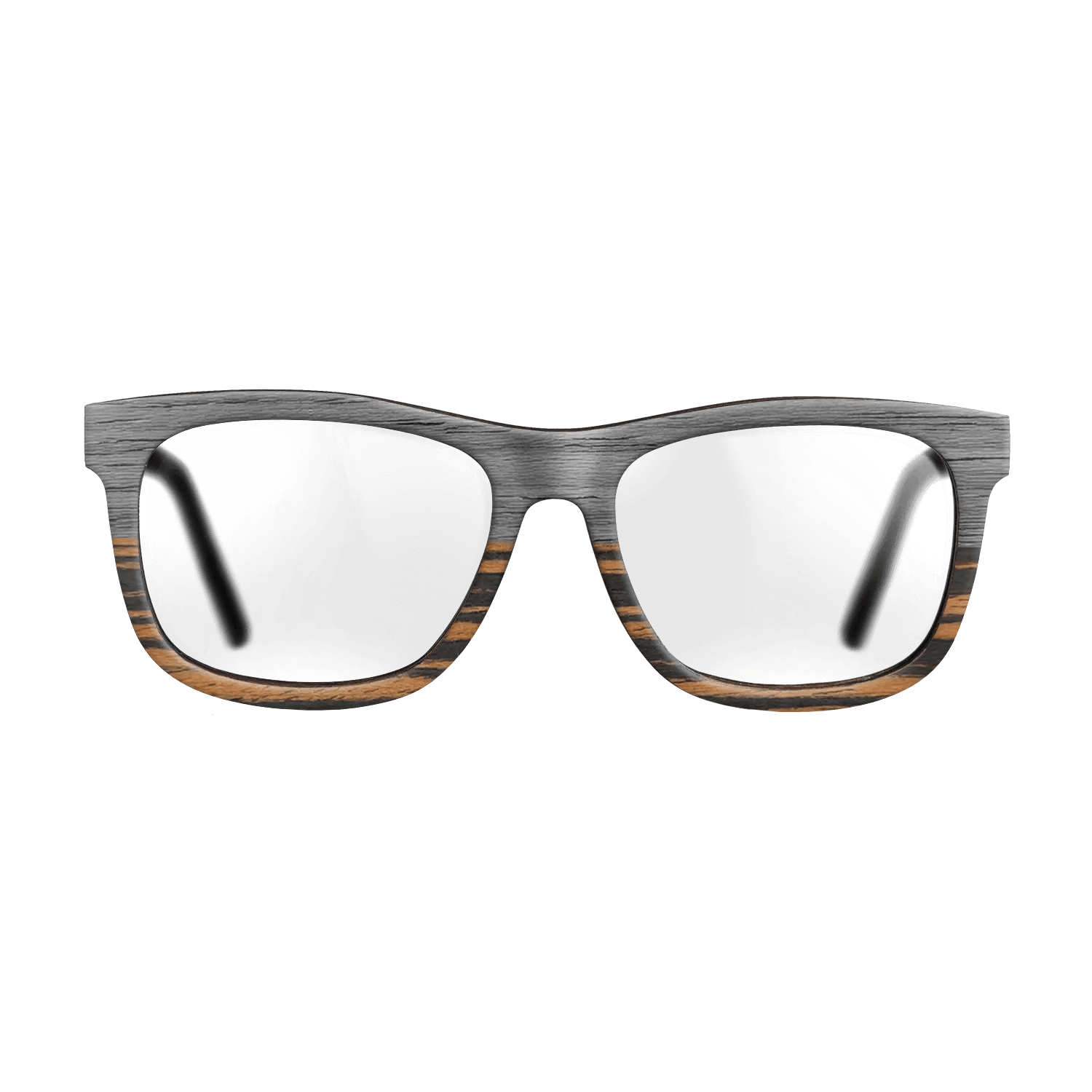 Grey Poplar Tophalf ItalianEbony- Noir - The Hero - Square - 2127- Noir - SIRIS wood optic