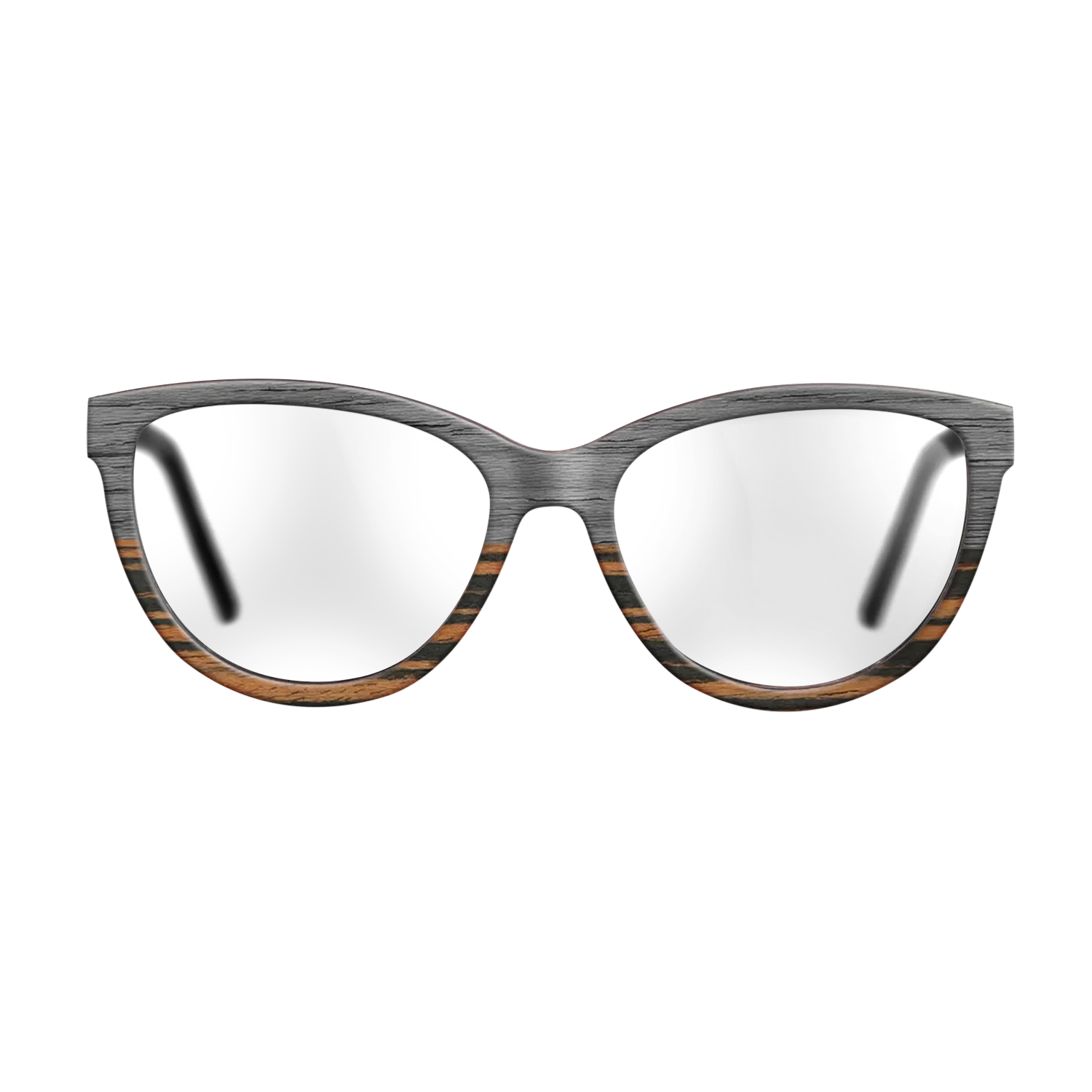 Grey Poplar Tophalf ItalianEbony- Noir - The Maiden - Cat - 2127- Noir - SIRIS wood optic