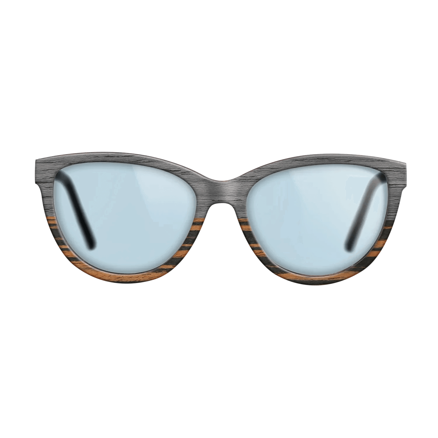 Grey Poplar Tophalf ItalianEbony- Noir - The Maiden - Cat - 2127- Noir - SIRIS wood optic