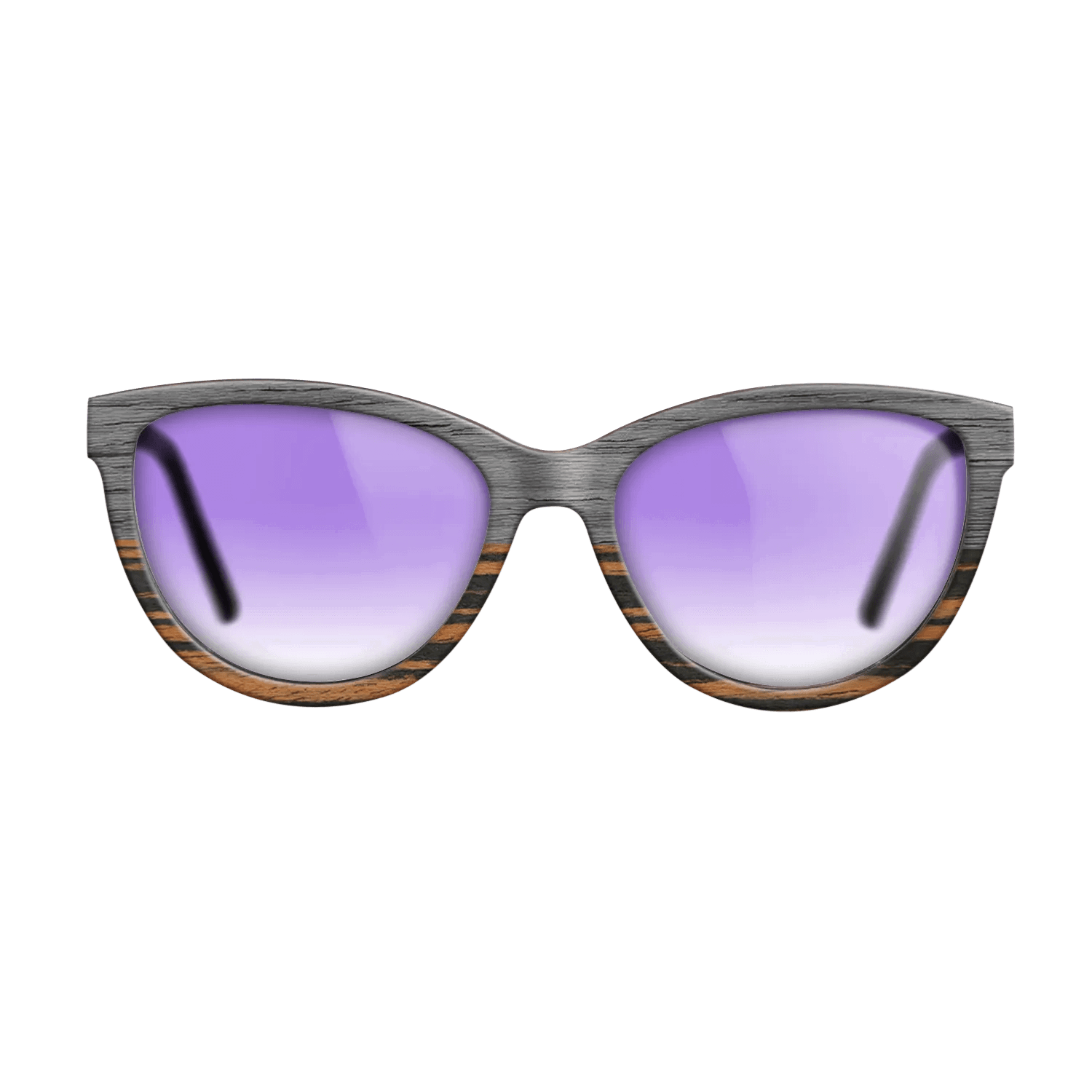 Grey Poplar Tophalf ItalianEbony- Noir - The Maiden - Cat - 2127- Noir - SIRIS wood optic