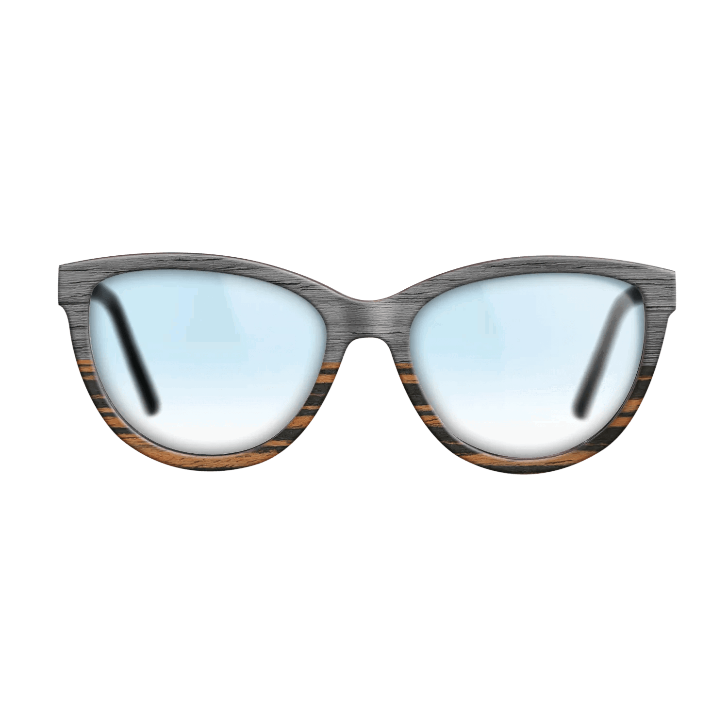 Grey Poplar Tophalf ItalianEbony- Noir - The Maiden - Cat - 2127- Noir - SIRIS wood optic