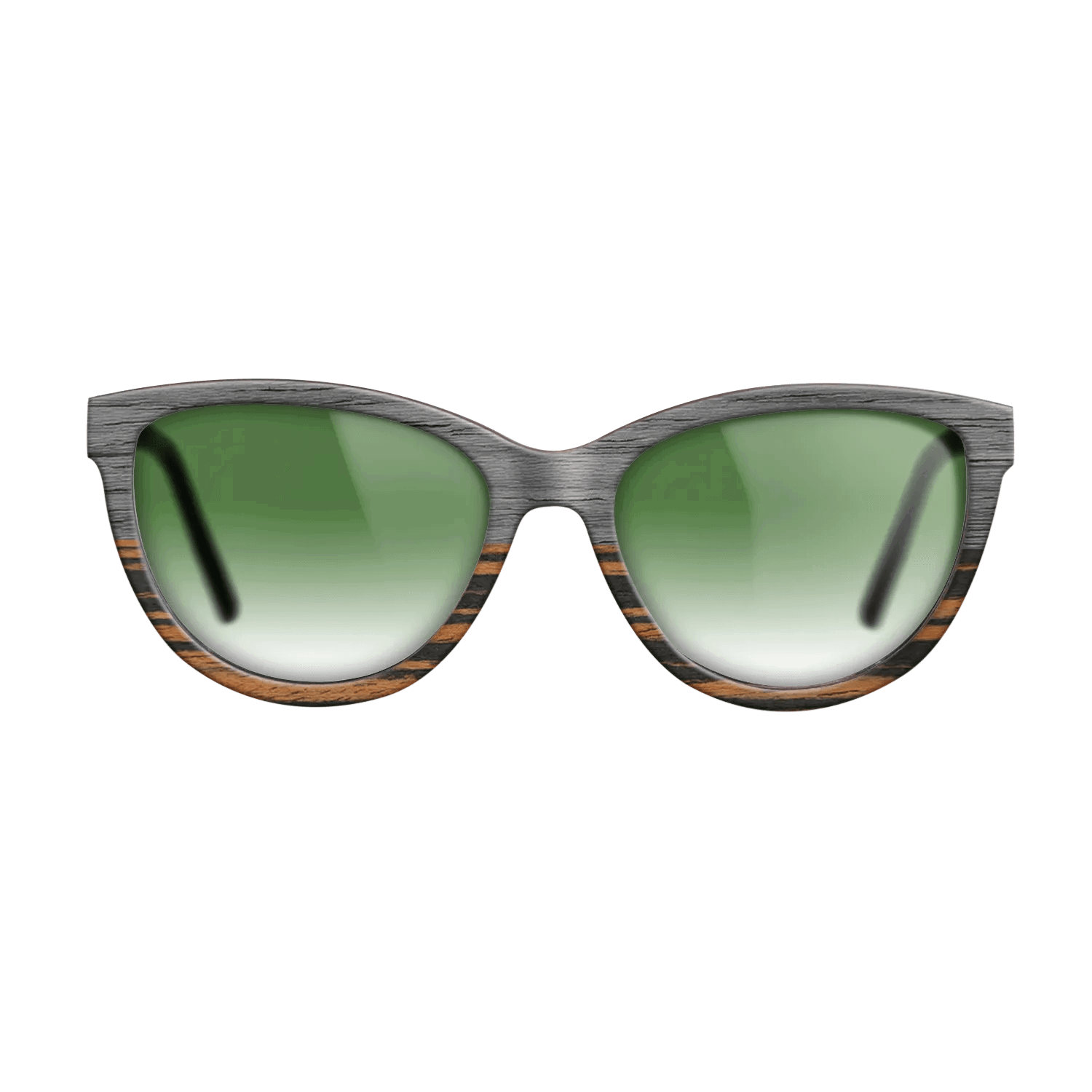 Grey Poplar Tophalf ItalianEbony- Noir - The Maiden - Cat - 2127- Noir - SIRIS wood optic