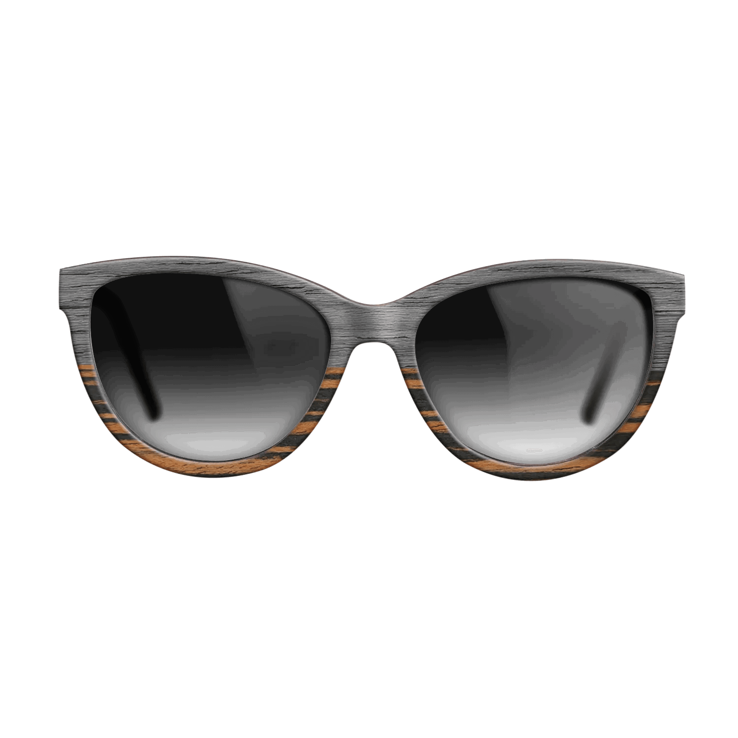 Grey Poplar Tophalf ItalianEbony- Noir - The Maiden - Cat - 2127- Noir - SIRIS wood optic