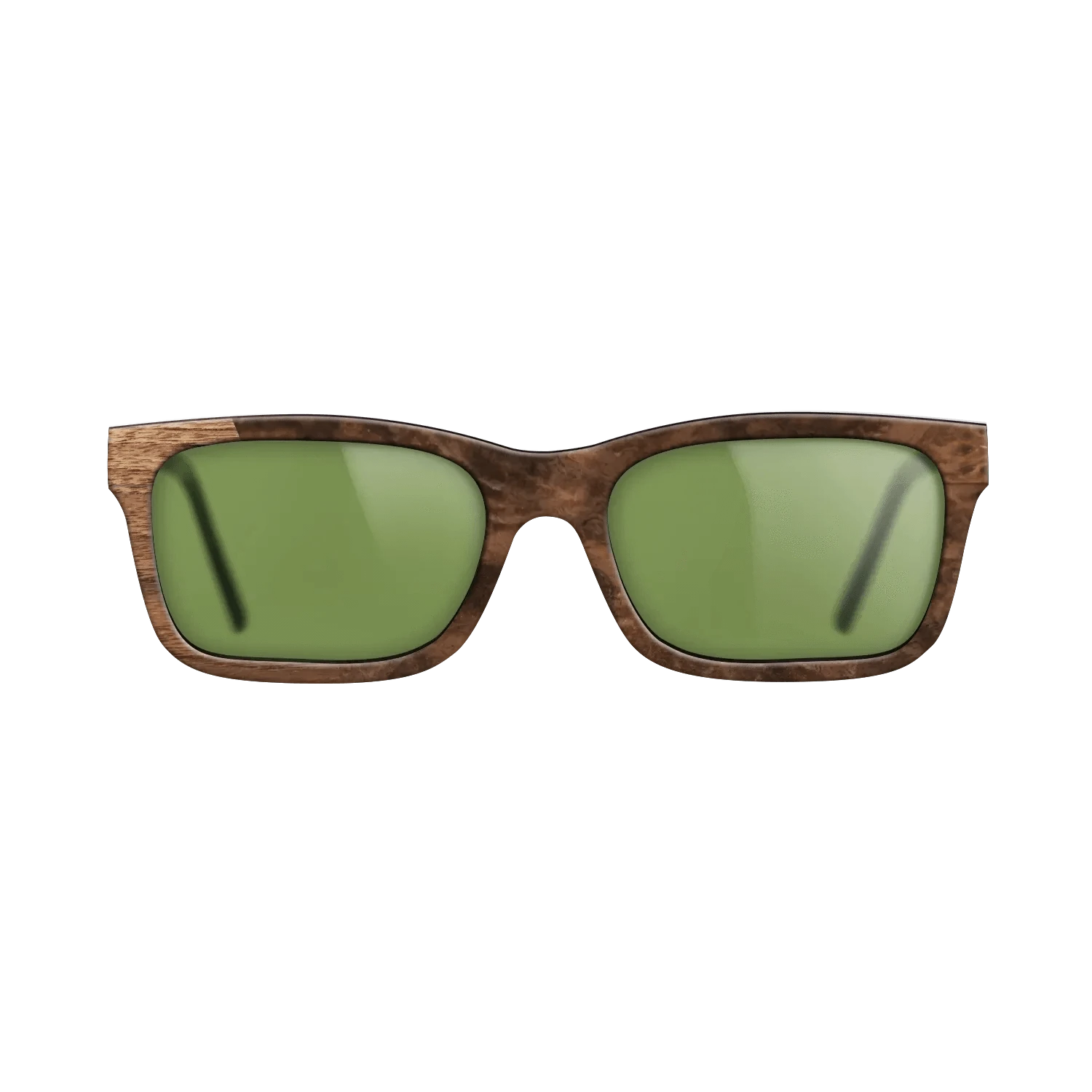 Walnut Claro Light,Walnut Burl: Bauhaus - The Sage - Rectangle - SIRIS wood optic