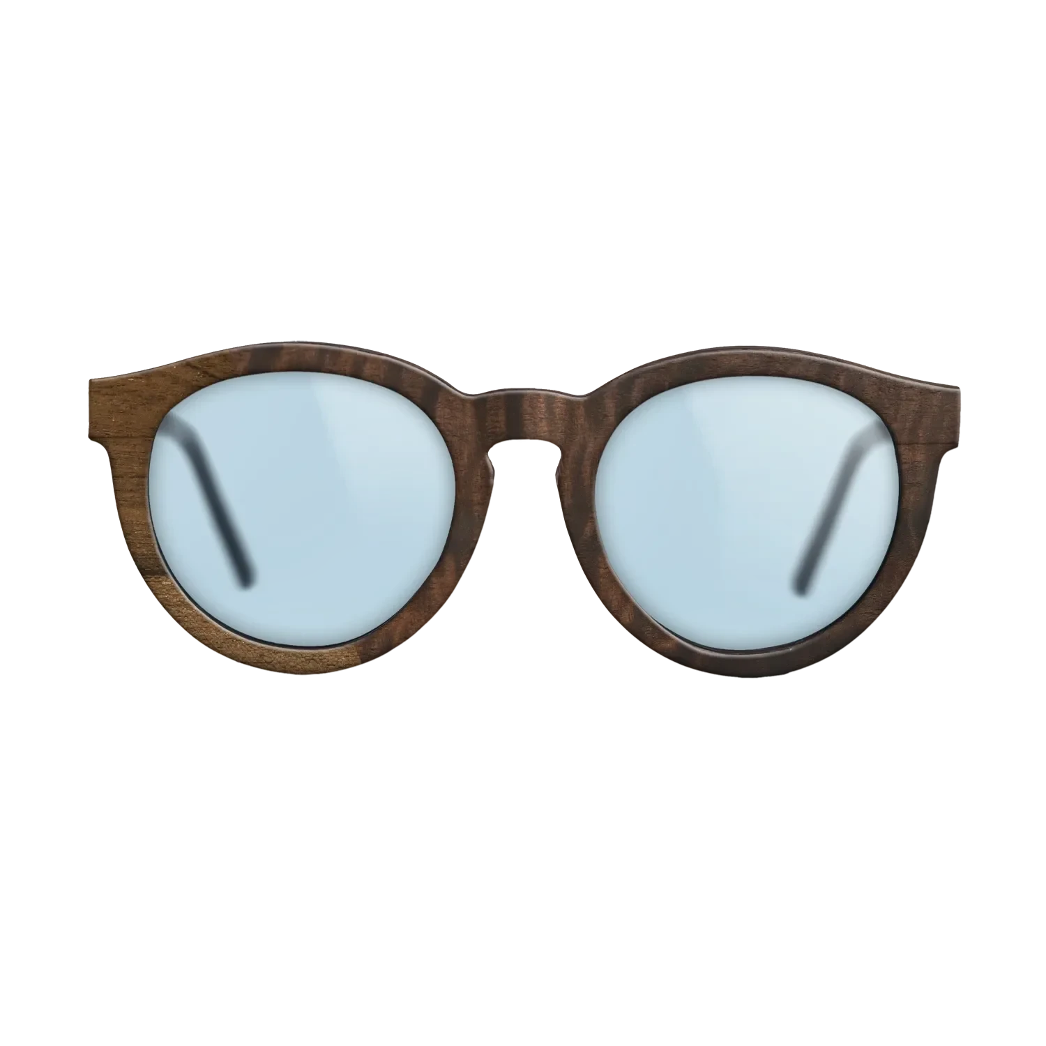 Ziricote Dark Quartered,Fumed Eucalyptus: Bauhaus - The Rebel - Round - SIRIS wood optic