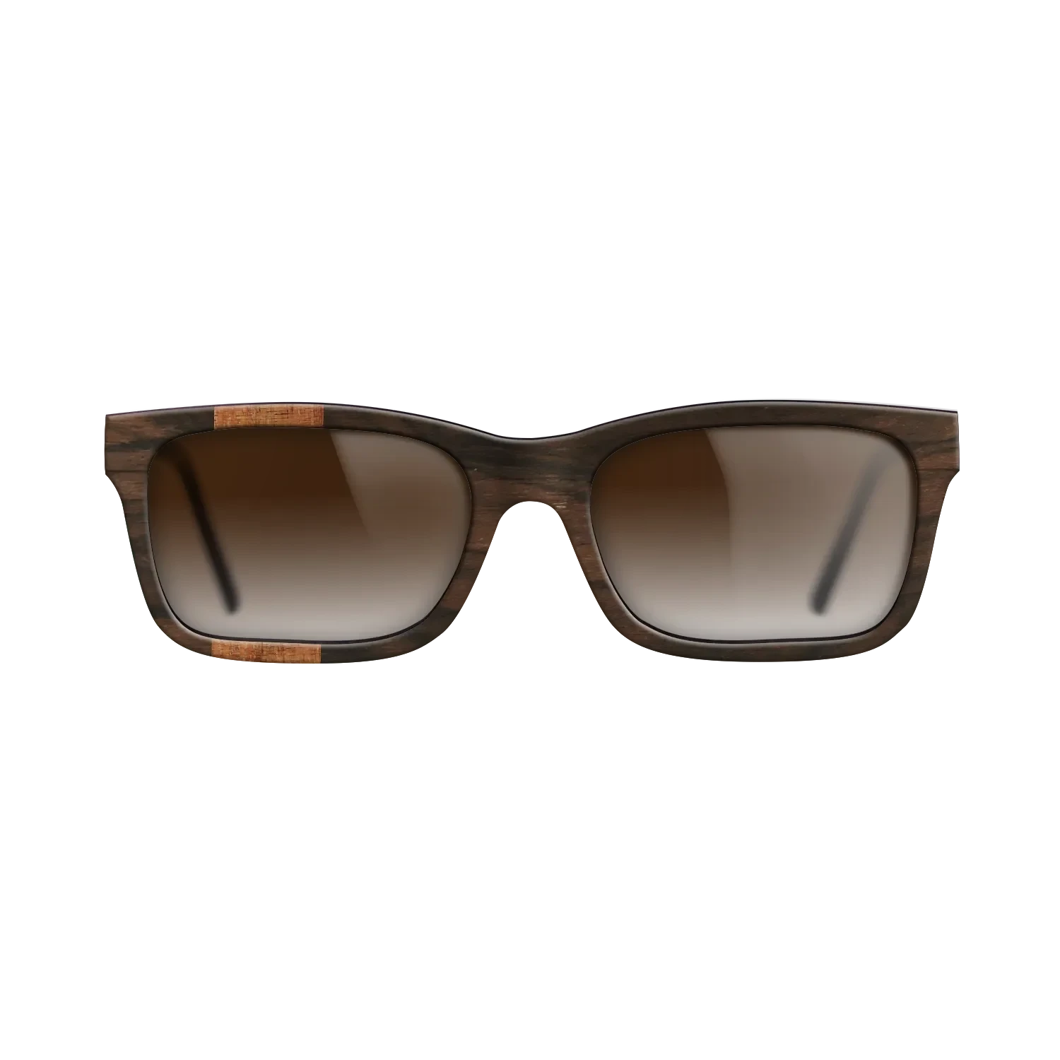 Koa,Ziricote Dark Quartered: Splice - The Sage - Rectangle - SIRIS wood optic