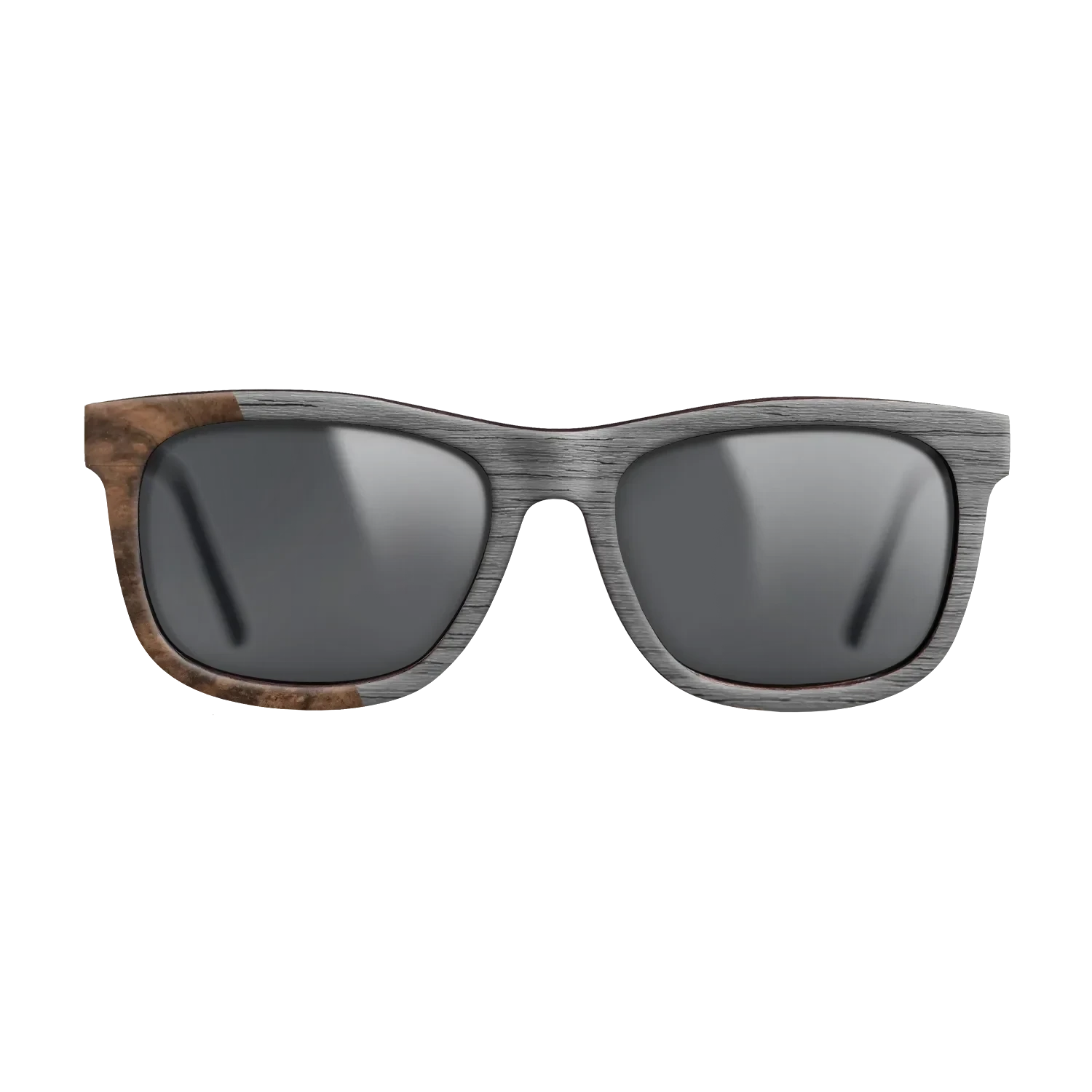 Poplar Dyed: Grey,Walnut Burl: Bauhaus - The Hero - Square - 700 - SIRIS wood optic