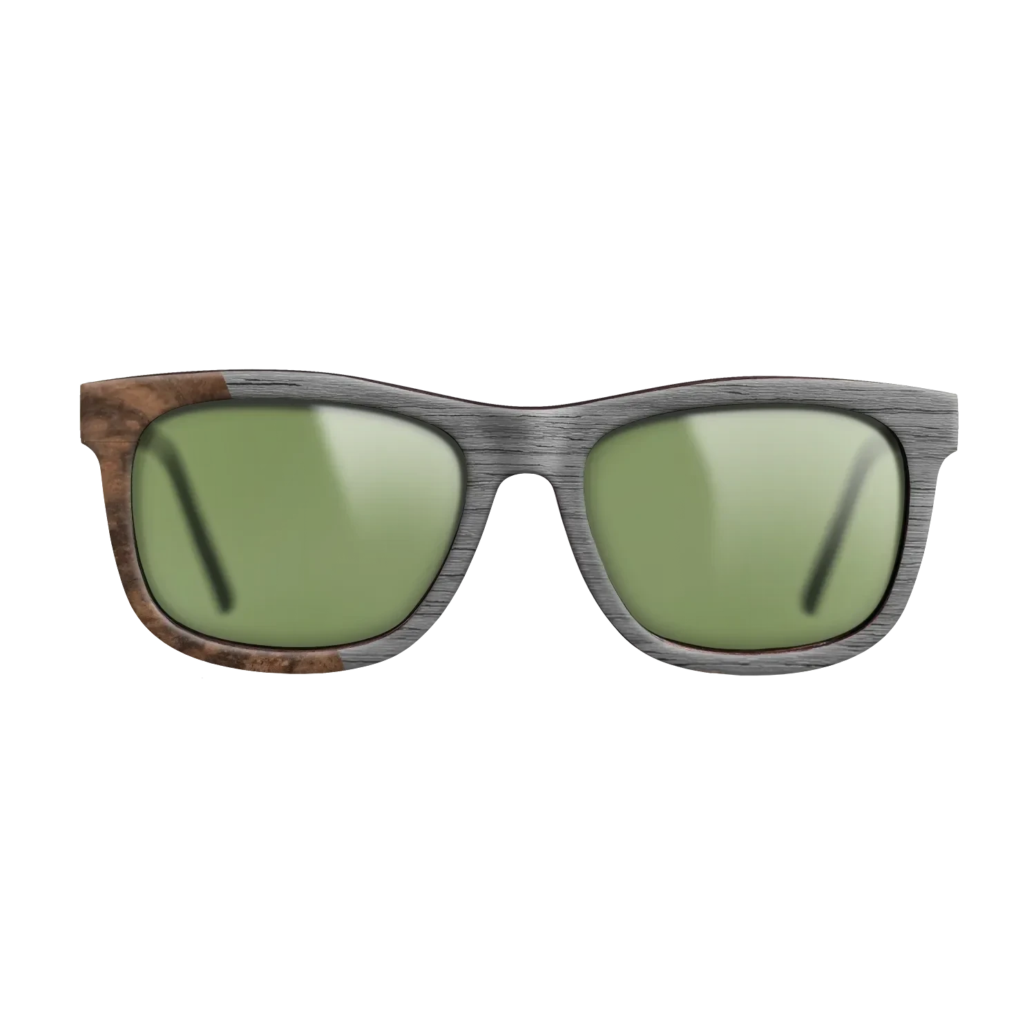 Poplar Dyed: Grey,Walnut Burl: Bauhaus - The Hero - Square - 700 - SIRIS wood optic