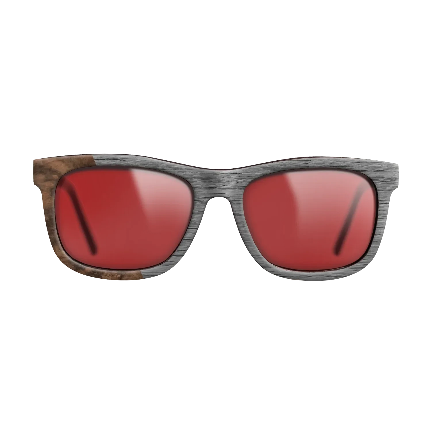 Poplar Dyed: Grey,Walnut Burl: Bauhaus - The Hero - Square - 700 - SIRIS wood optic