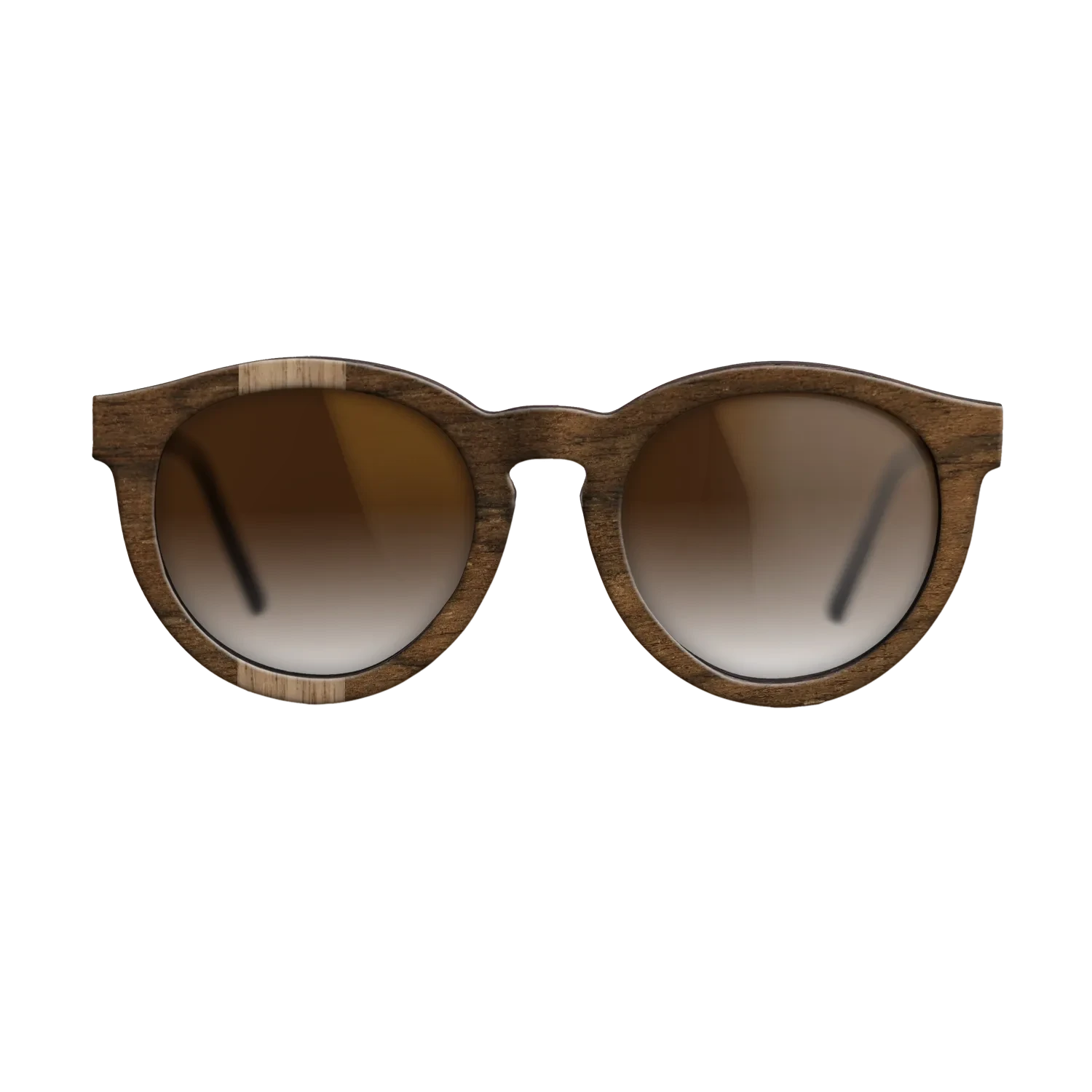 Walnut: Straight Grain,Ziricote Dark Quartered: Splice - The Rebel - Round - 1583 - SIRIS wood optic