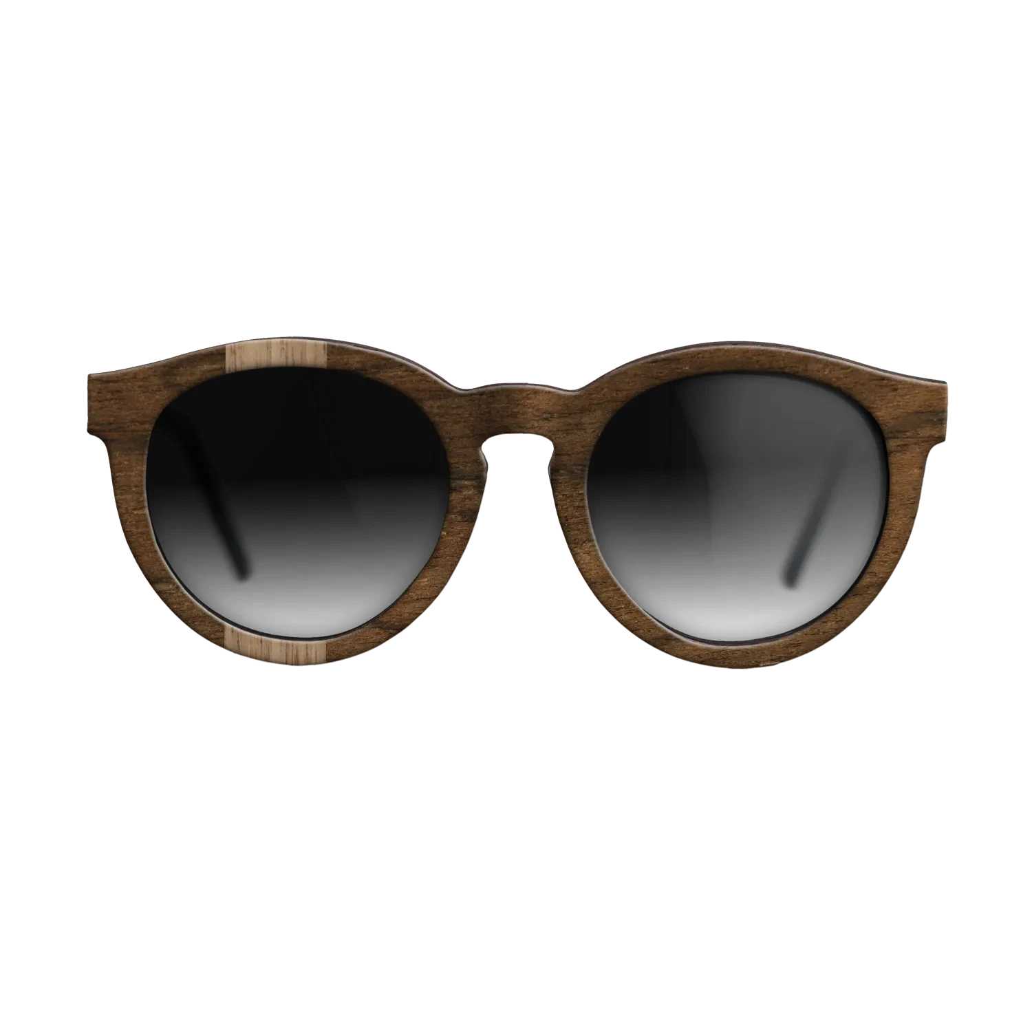 Walnut: Straight Grain,Ziricote Dark Quartered: Splice - The Rebel - Round - 1583 - SIRIS wood optic