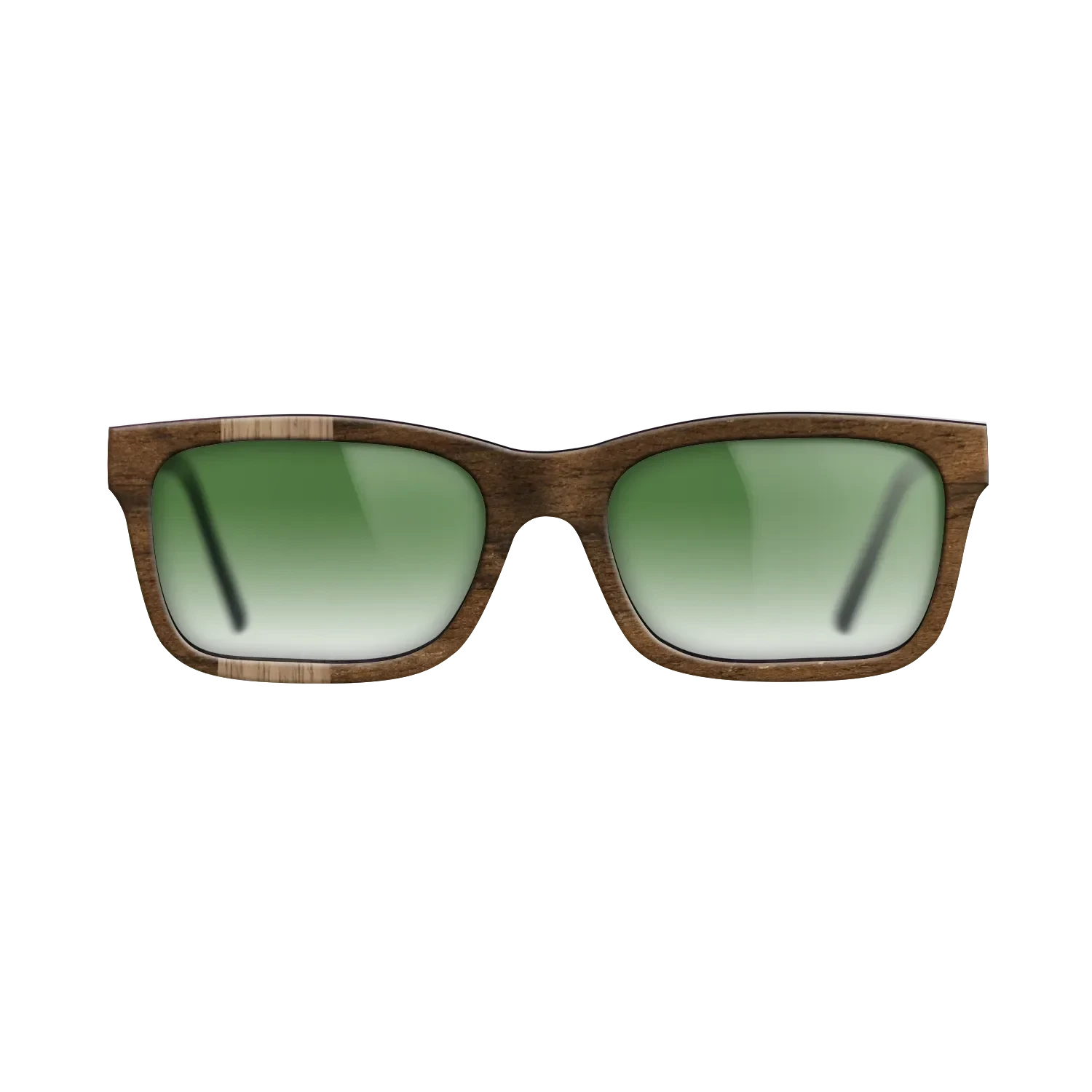 Walnut: Straight Grain,Ziricote Dark Quartered: Splice - The Sage - Rectangle - 1583 - SIRIS wood optic