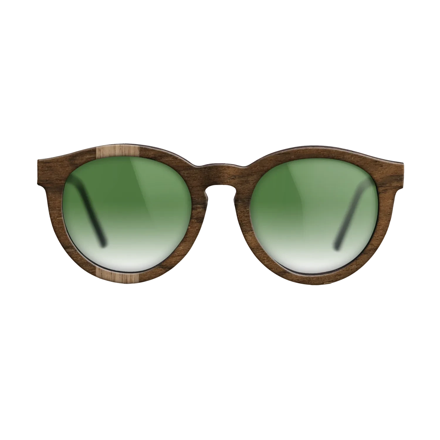 Walnut: Straight Grain,Ziricote Dark Quartered: Splice - The Rebel - Round - 1583 - SIRIS wood optic