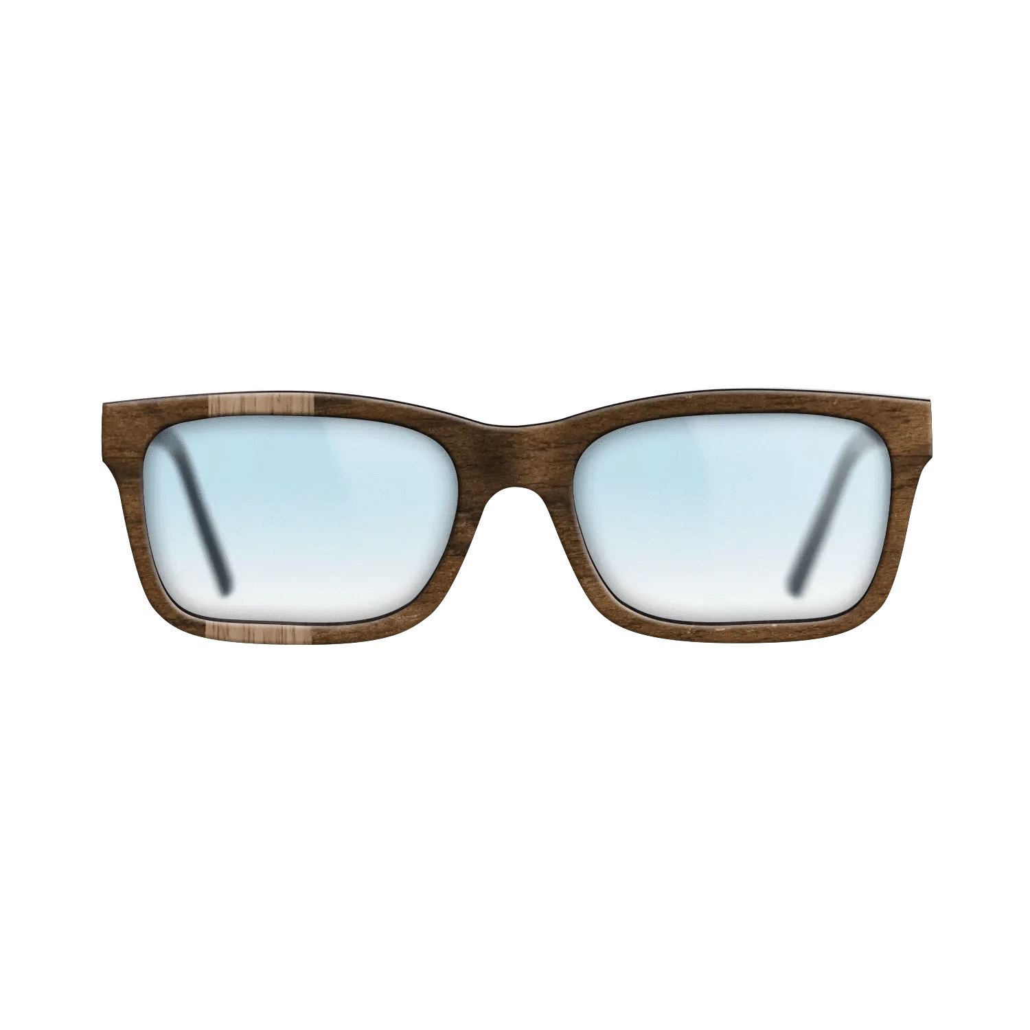 Walnut: Straight Grain,Ziricote Dark Quartered: Splice - The Sage - Rectangle - 1583 - SIRIS wood optic