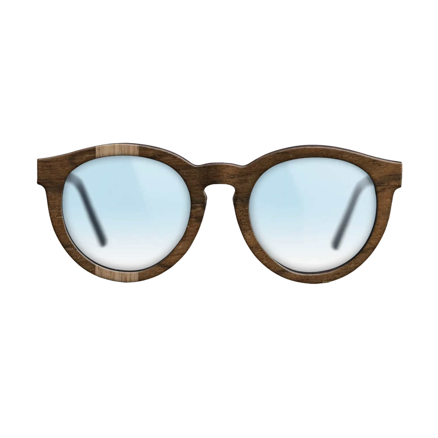 Walnut: Straight Grain,Ziricote Dark Quartered: Splice - The Rebel - Round - 1583 - SIRIS wood optic