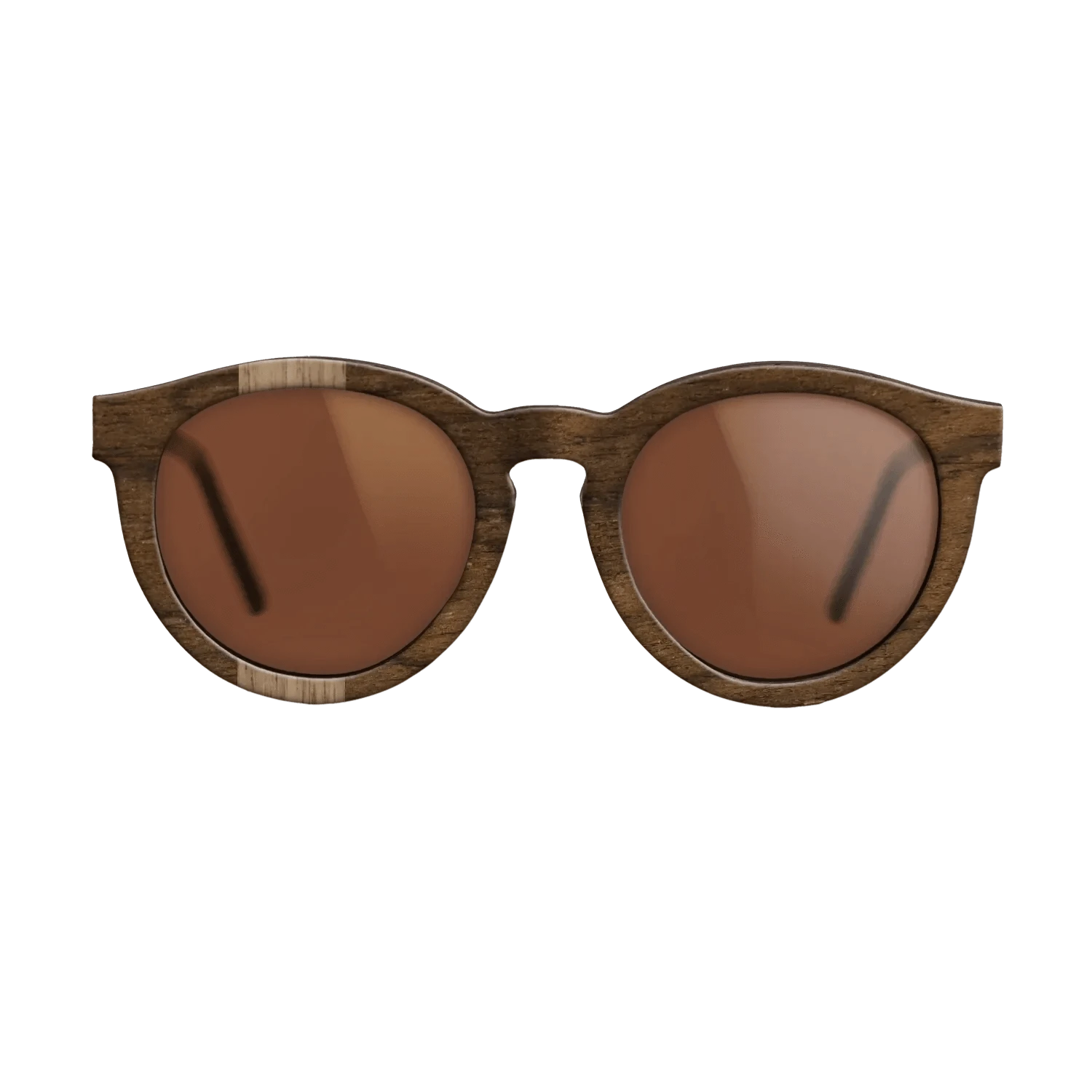 Walnut: Straight Grain,Ziricote Dark Quartered: Splice - The Rebel - Round - 1583 - SIRIS wood optic
