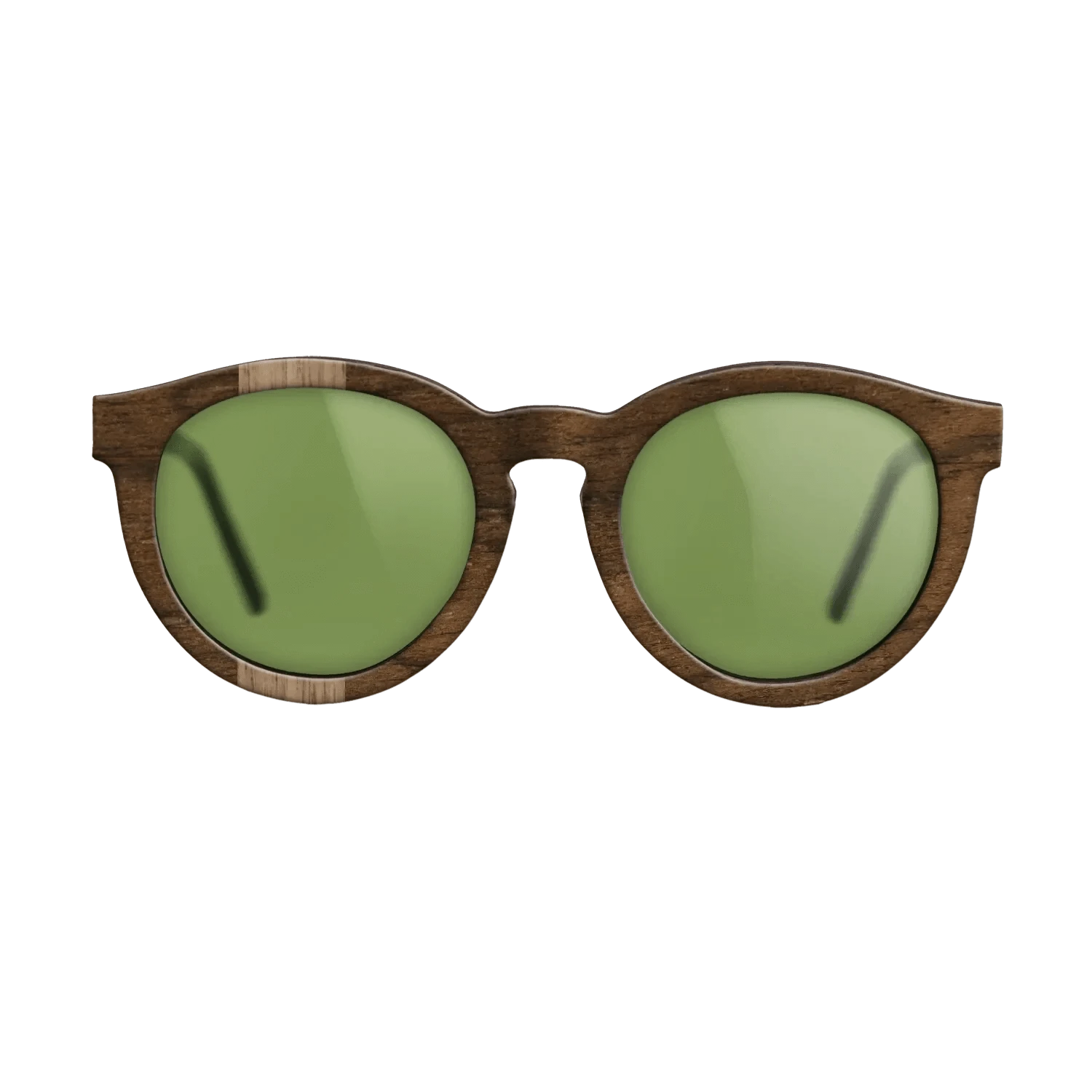 Walnut: Straight Grain,Ziricote Dark Quartered: Splice - The Rebel - Round - 1583 - SIRIS wood optic