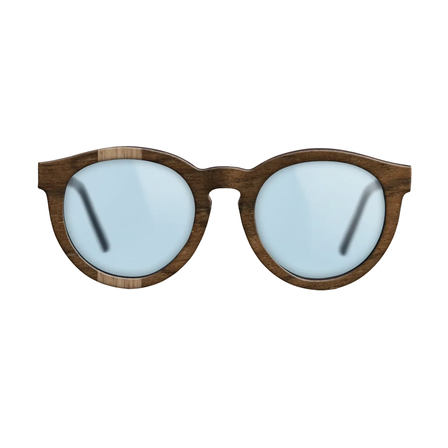 Walnut: Straight Grain,Ziricote Dark Quartered: Splice - The Rebel - Round - 1583 - SIRIS wood optic