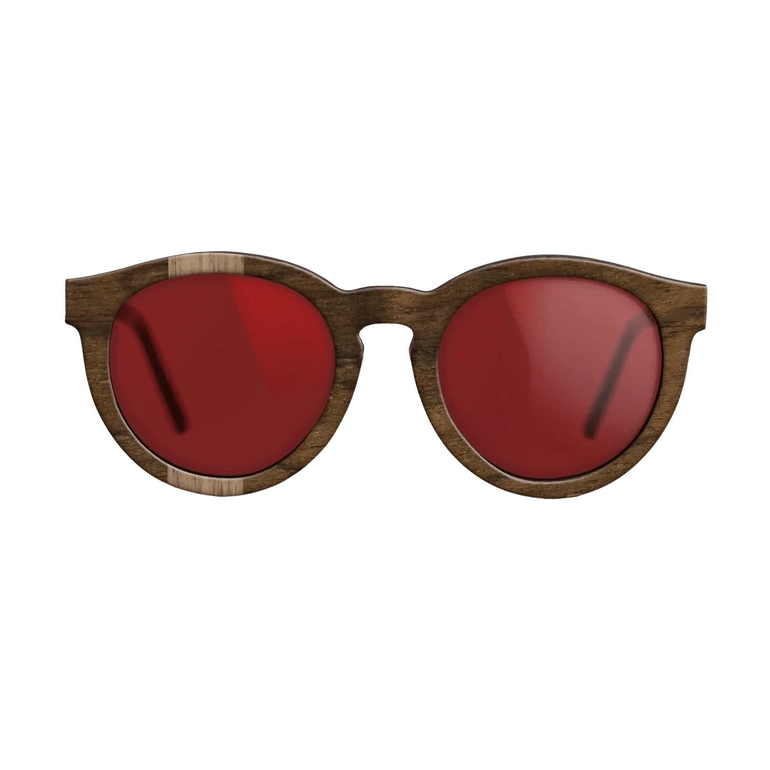 Walnut: Straight Grain,Ziricote Dark Quartered: Splice - The Rebel - Round - 1583 - SIRIS wood optic