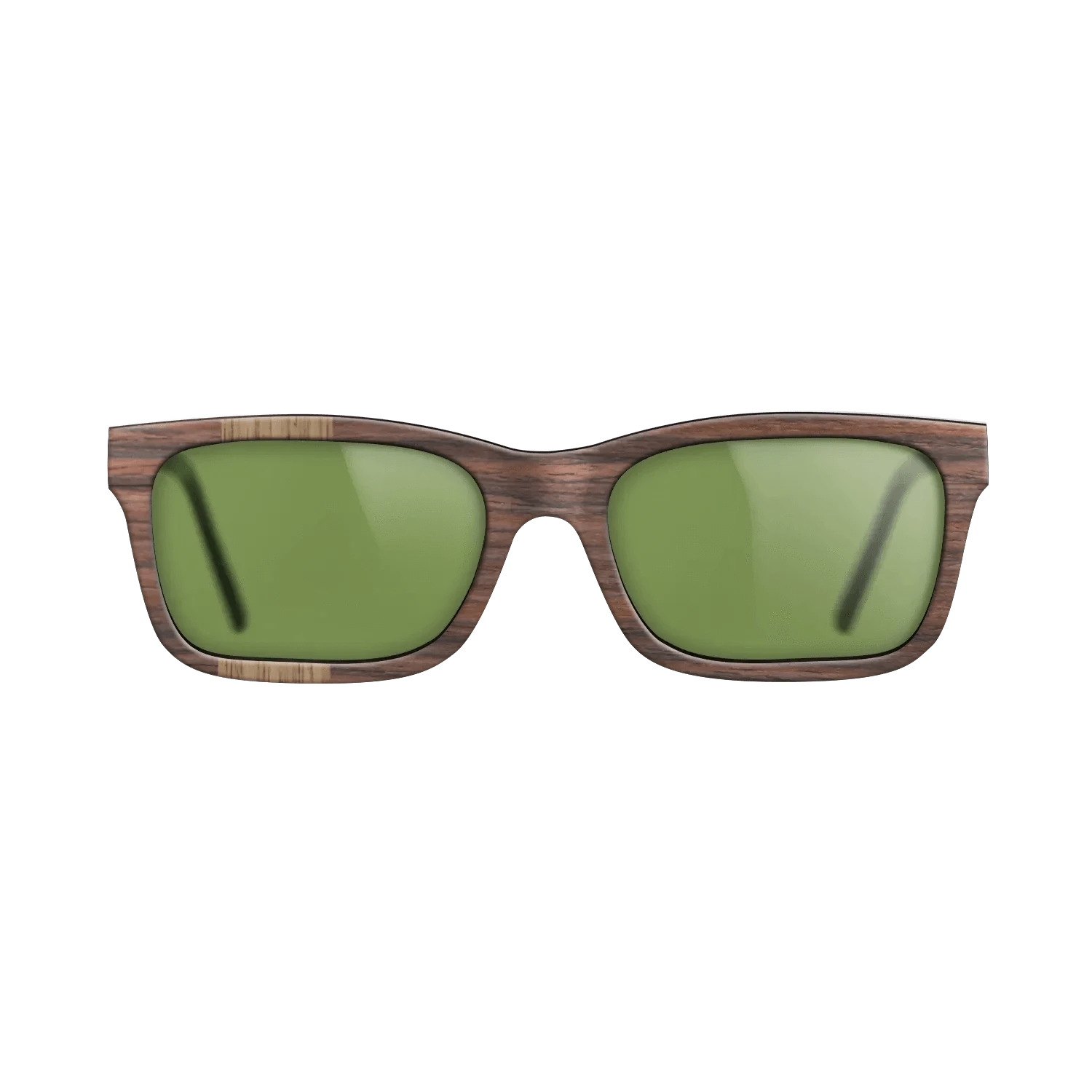 Walnut: Straight Grain,Rosewood Reconstituted: Splice - The Sage - Rectangle - 1840 - SIRIS wood optic