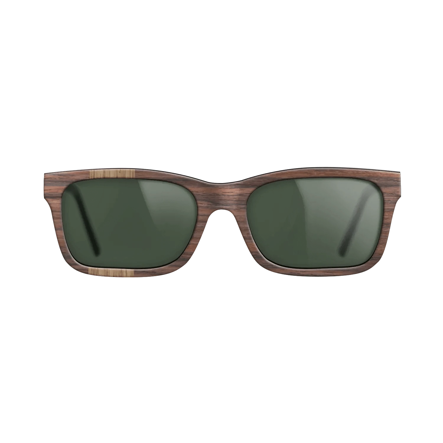 Walnut: Straight Grain,Rosewood Reconstituted: Splice - The Sage - Rectangle - 1840 - SIRIS wood optic