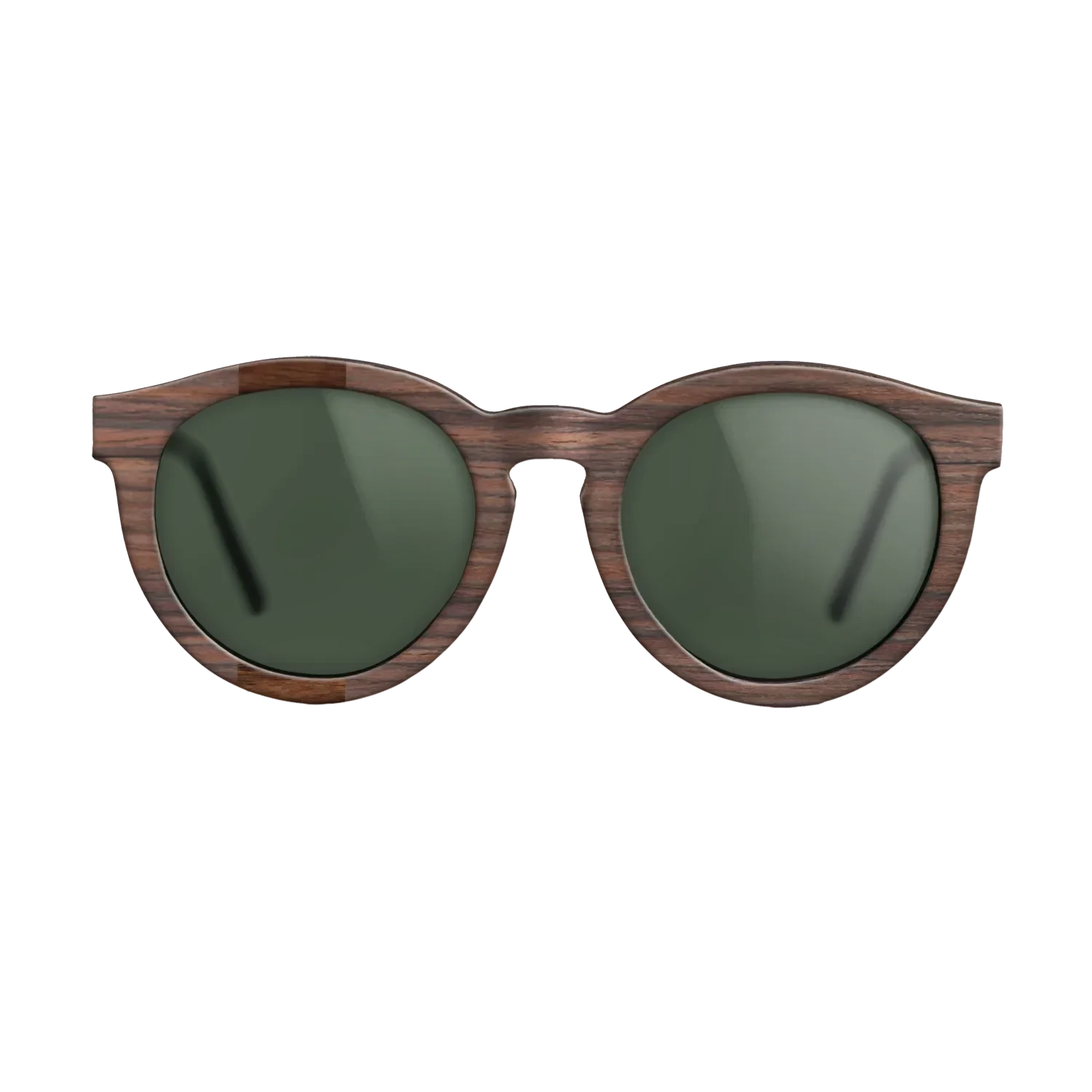 Walnut Claro Dark,Rosewood Reconstituted: Splice - The Rebel - Round - SIRIS wood optic