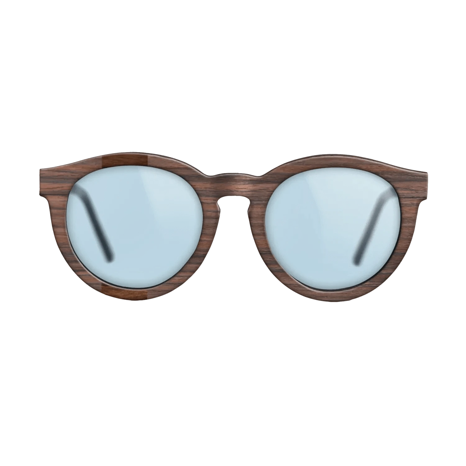 Walnut Claro Dark,Rosewood Reconstituted: Splice - The Rebel - Round - SIRIS wood optic
