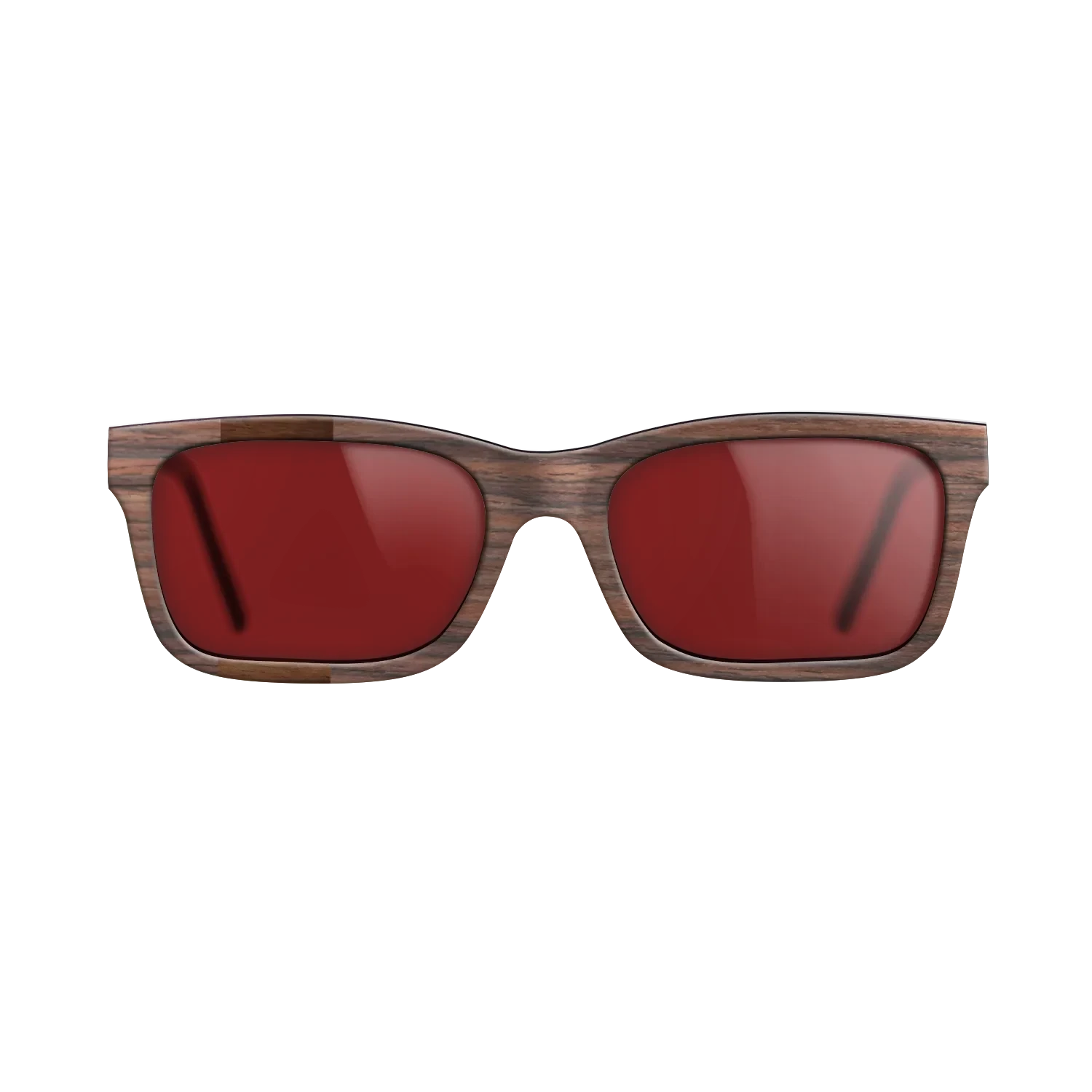Walnut Claro Dark,Rosewood Reconstituted: Splice - The Sage - Rectangle - SIRIS wood optic