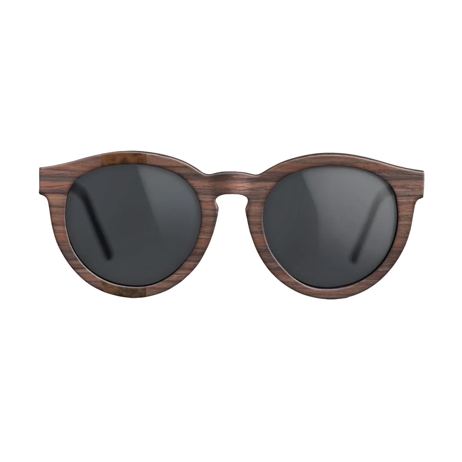 Walnut Burl,Santos Rosewood Dark: Splice - The Rebel - Round - SIRIS wood optic