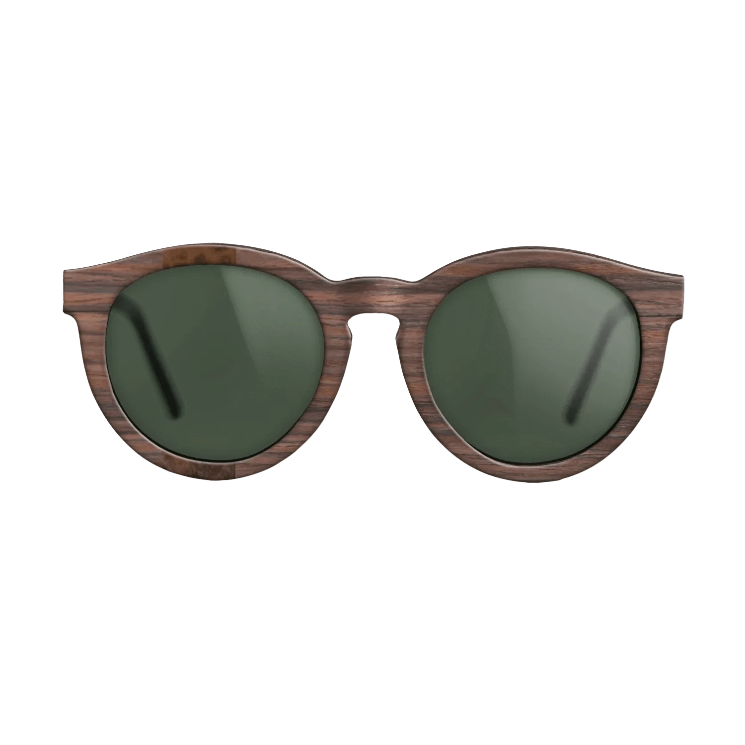 Walnut Burl,Santos Rosewood Dark: Splice - The Rebel - Round - SIRIS wood optic