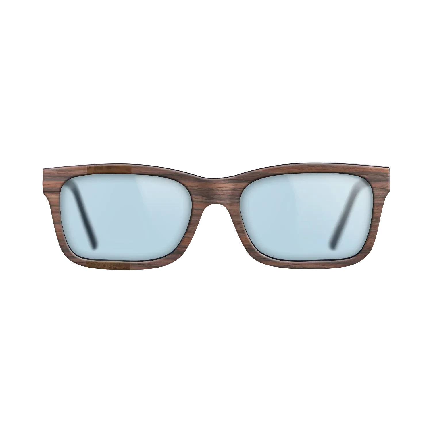 Walnut Burl,Santos Rosewood Dark: Splice - The Sage - Rectangle - SIRIS wood optic