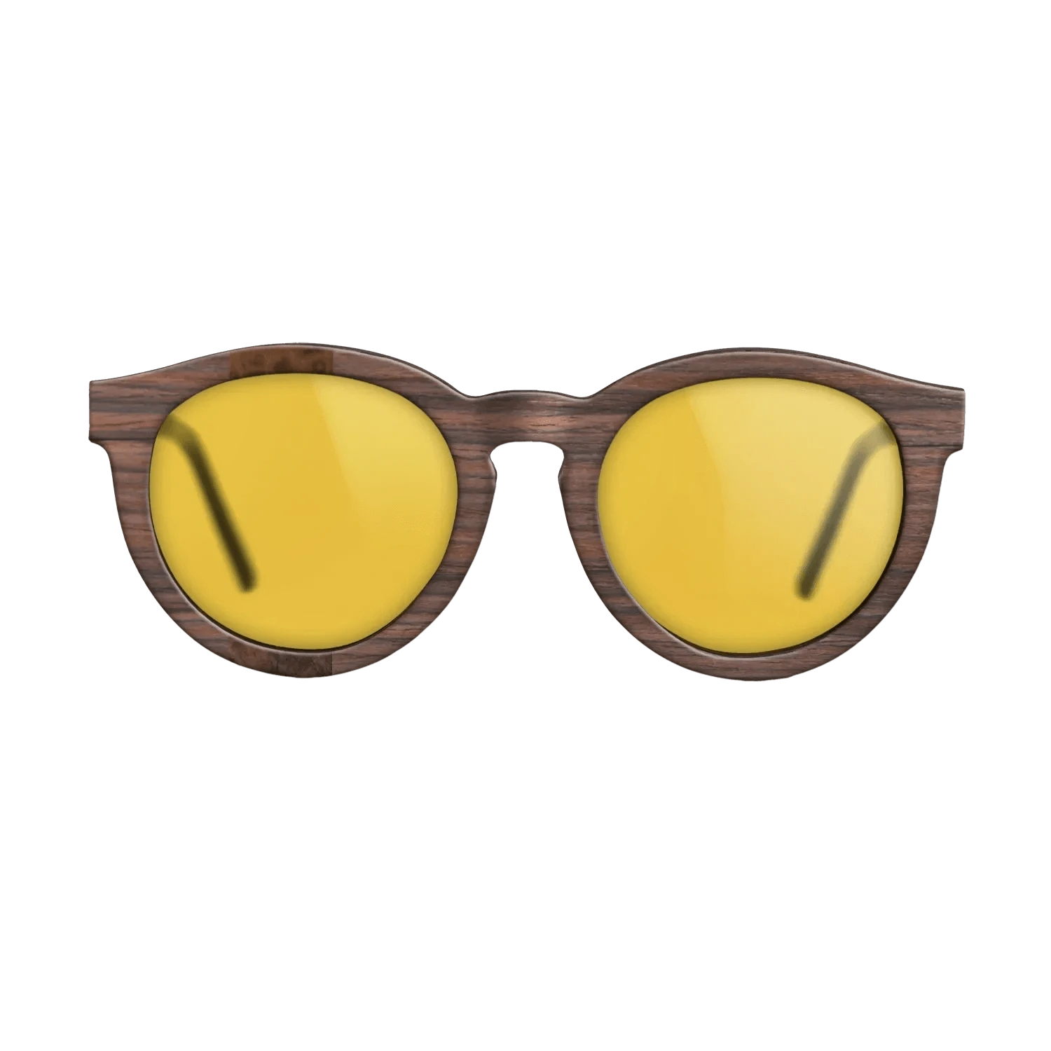 Walnut Burl,Santos Rosewood Dark: Splice - The Rebel - Round - SIRIS wood optic