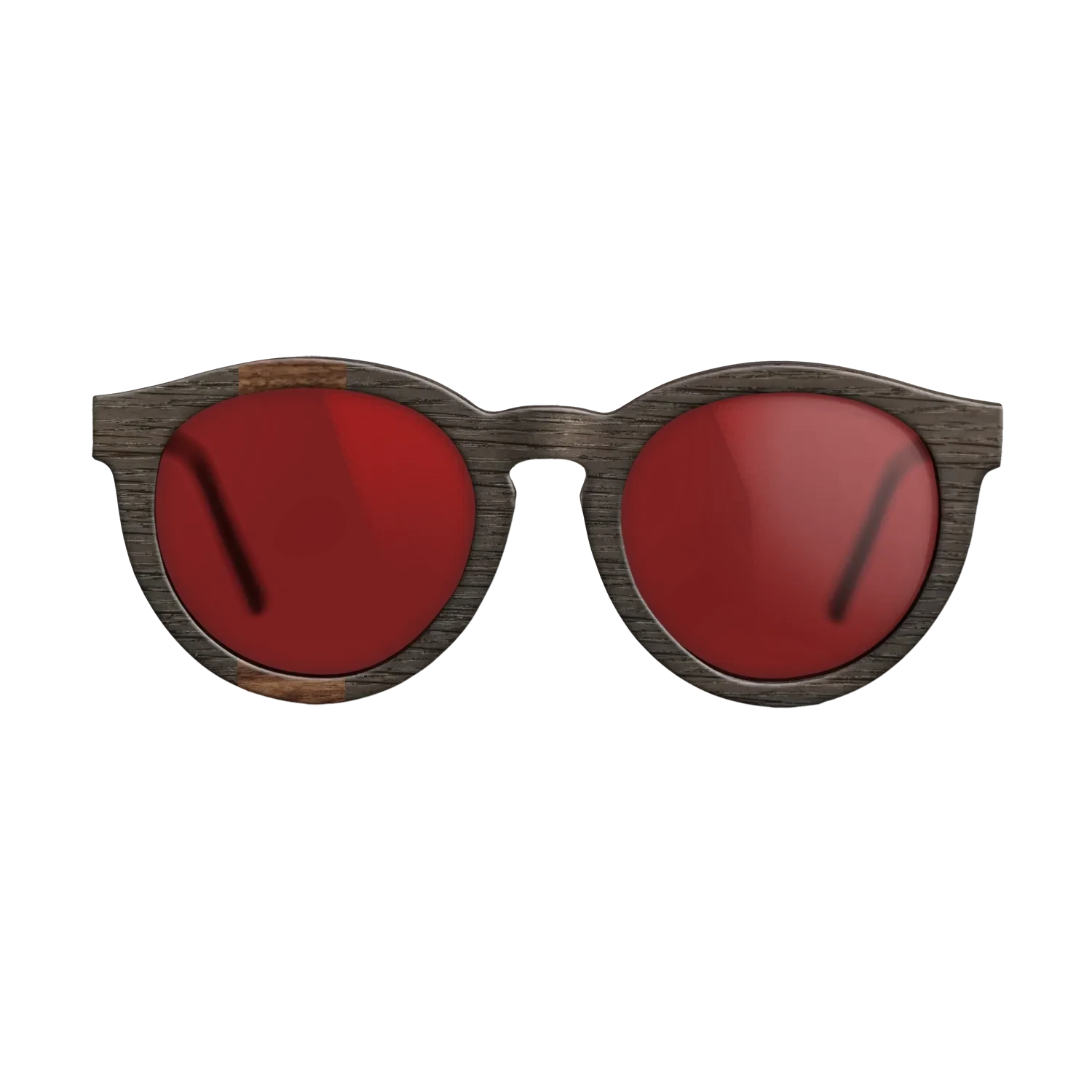 Santos Rosewood Dark,Fumed Oak: Splice - The Rebel - Round - SIRIS wood optic