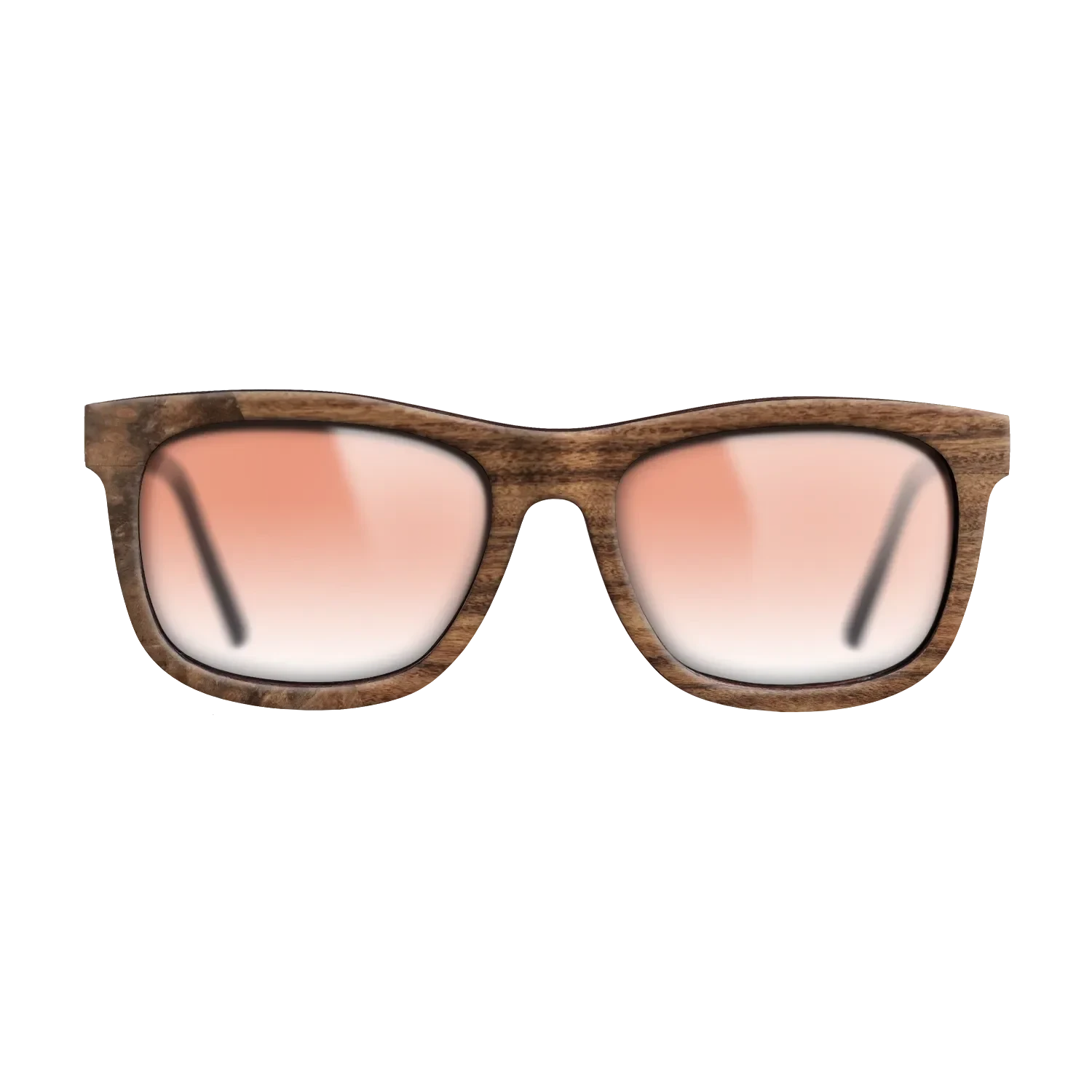 Walnut Burl,Santos Rosewood Dark: Bauhaus - The Hero - Square - SIRIS wood optic