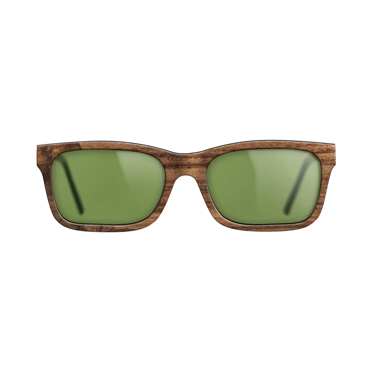 Walnut Burl,Santos Rosewood Dark: Bauhaus - The Sage - Rectangle - SIRIS wood optic