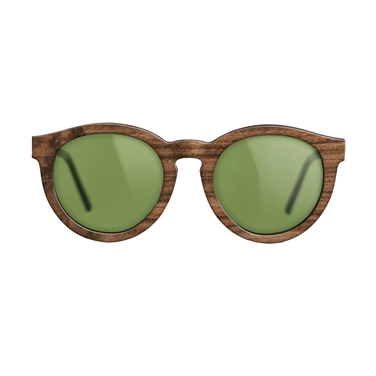 Walnut Burl,Santos Rosewood Dark: Bauhaus - The Rebel - Round - SIRIS wood optic