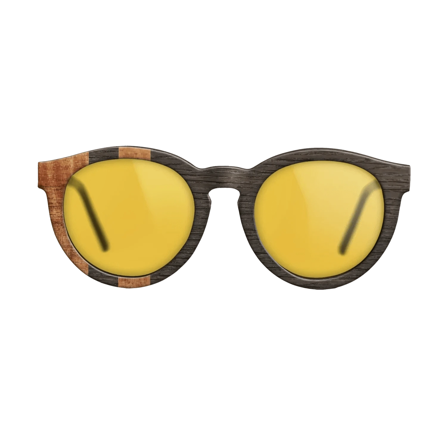 Koa,Fumed Oak: Splice - The Rebel - Round - SIRIS wood optic