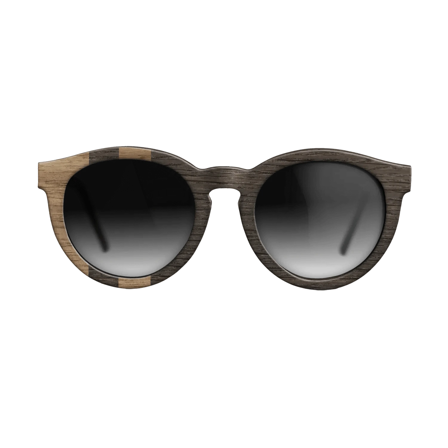 Walnut: Straight Grain,Fumed Oak: Splice - The Rebel - Round - 1175 - SIRIS wood optic