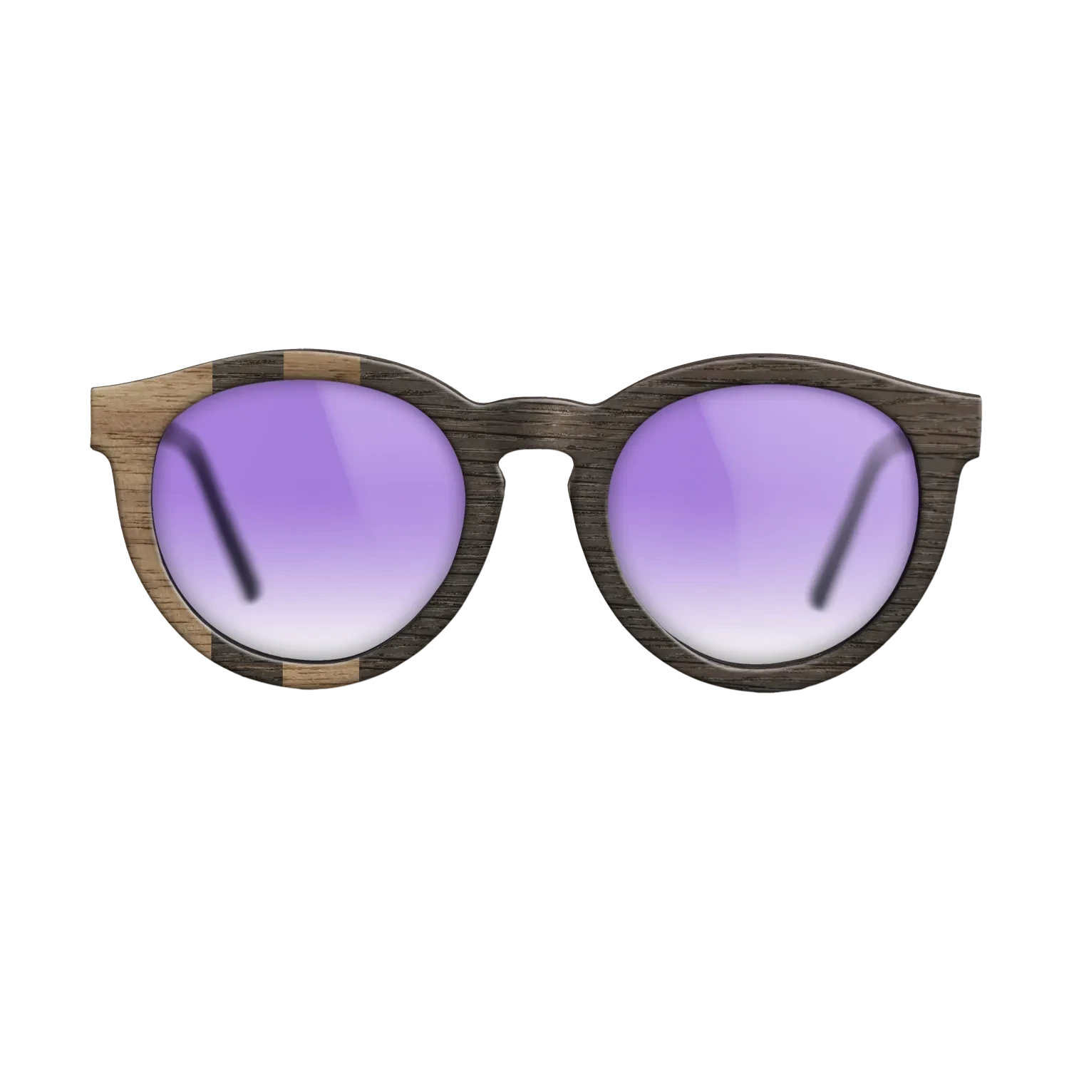 Walnut: Straight Grain,Fumed Oak: Splice - The Rebel - Round - 1175 - SIRIS wood optic