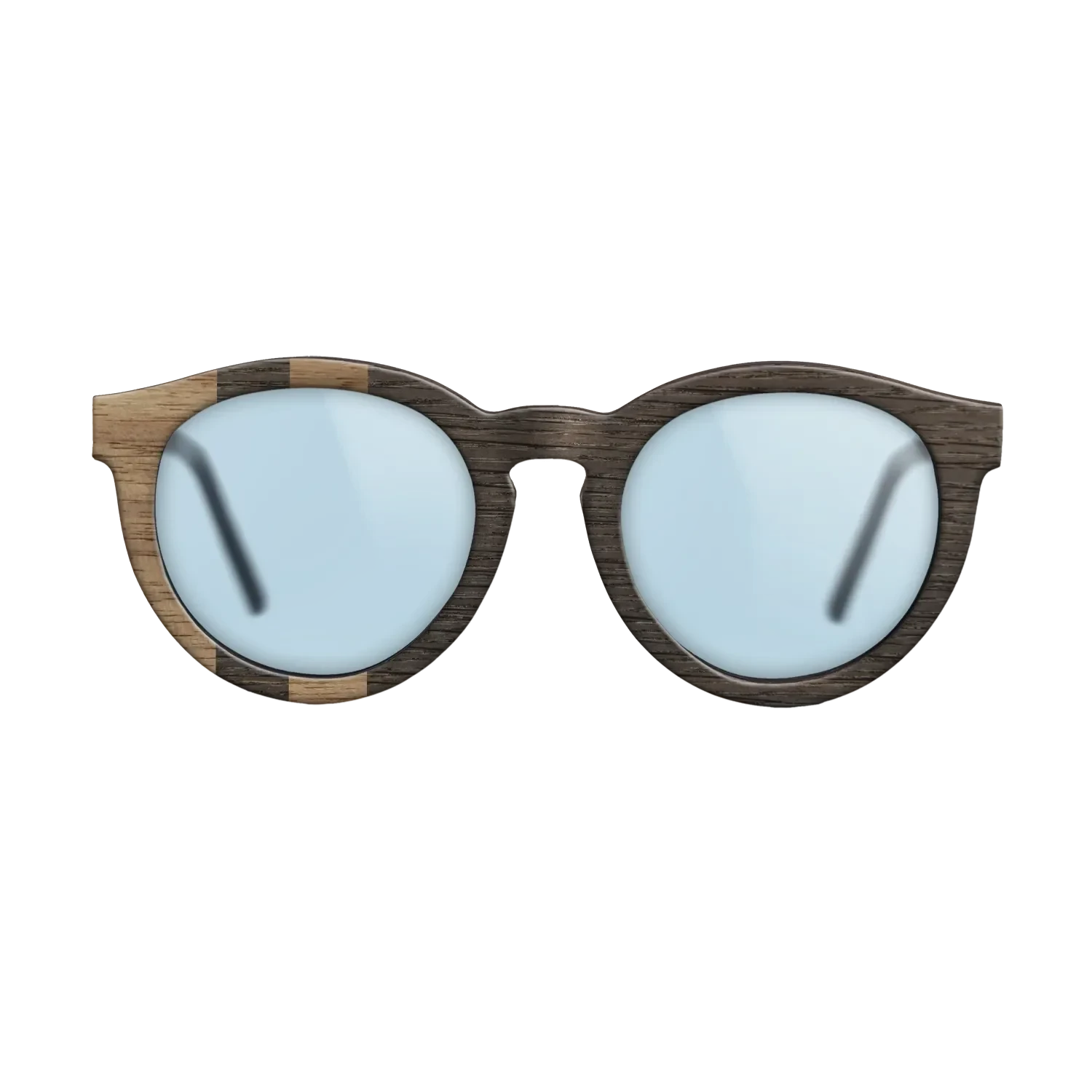 Walnut: Straight Grain,Fumed Oak: Splice - The Rebel - Round - 1175 - SIRIS wood optic
