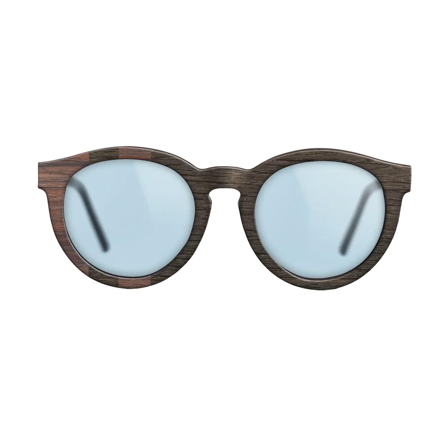 Rosewood Reconstituted,Fumed Oak: Splice - The Rebel - Round - SIRIS wood optic